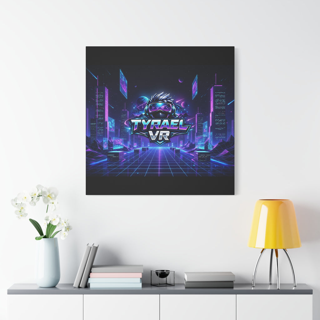 Tyrael VR Retro Futuristic Canvas Print