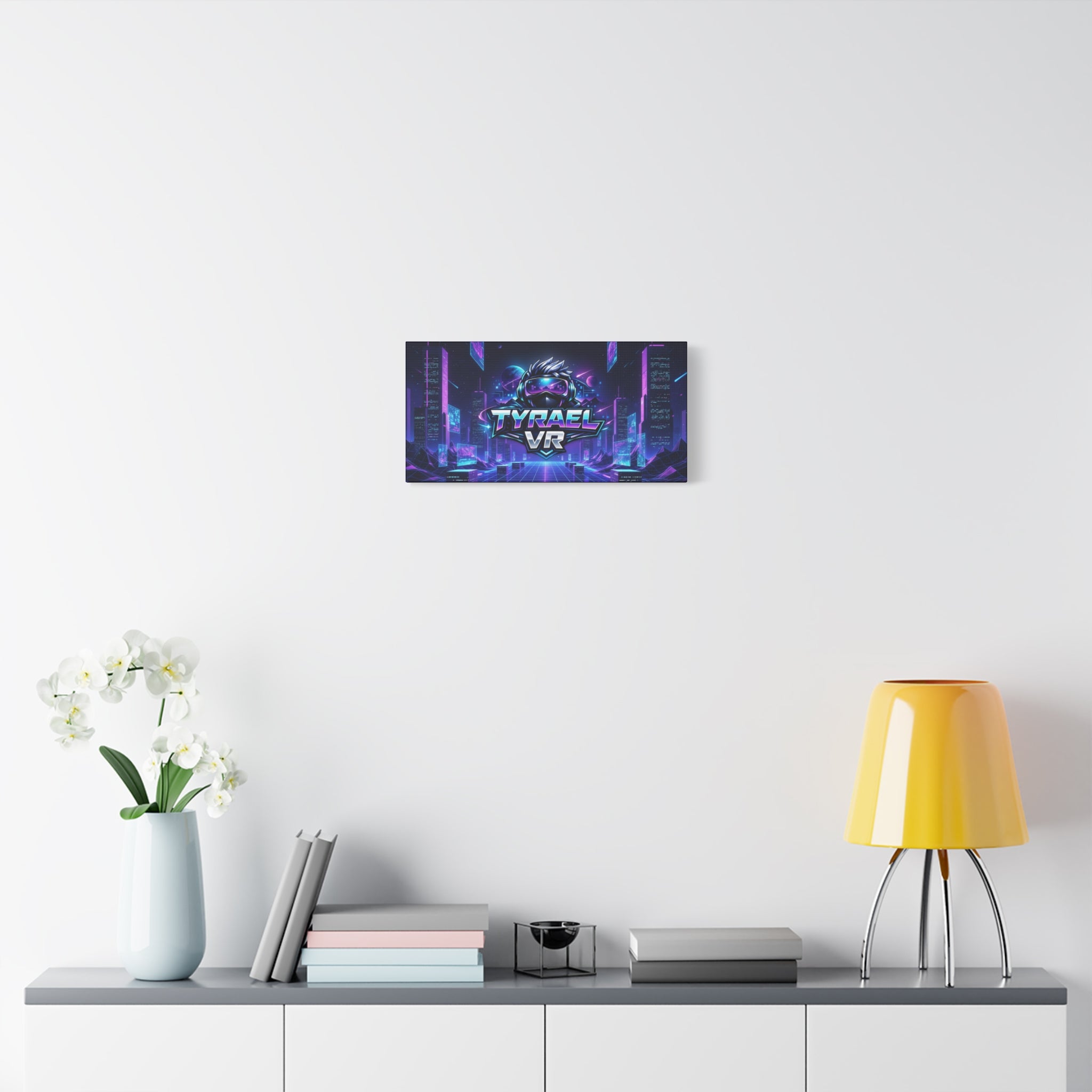 Tyrael VR Retro Futuristic Canvas Print