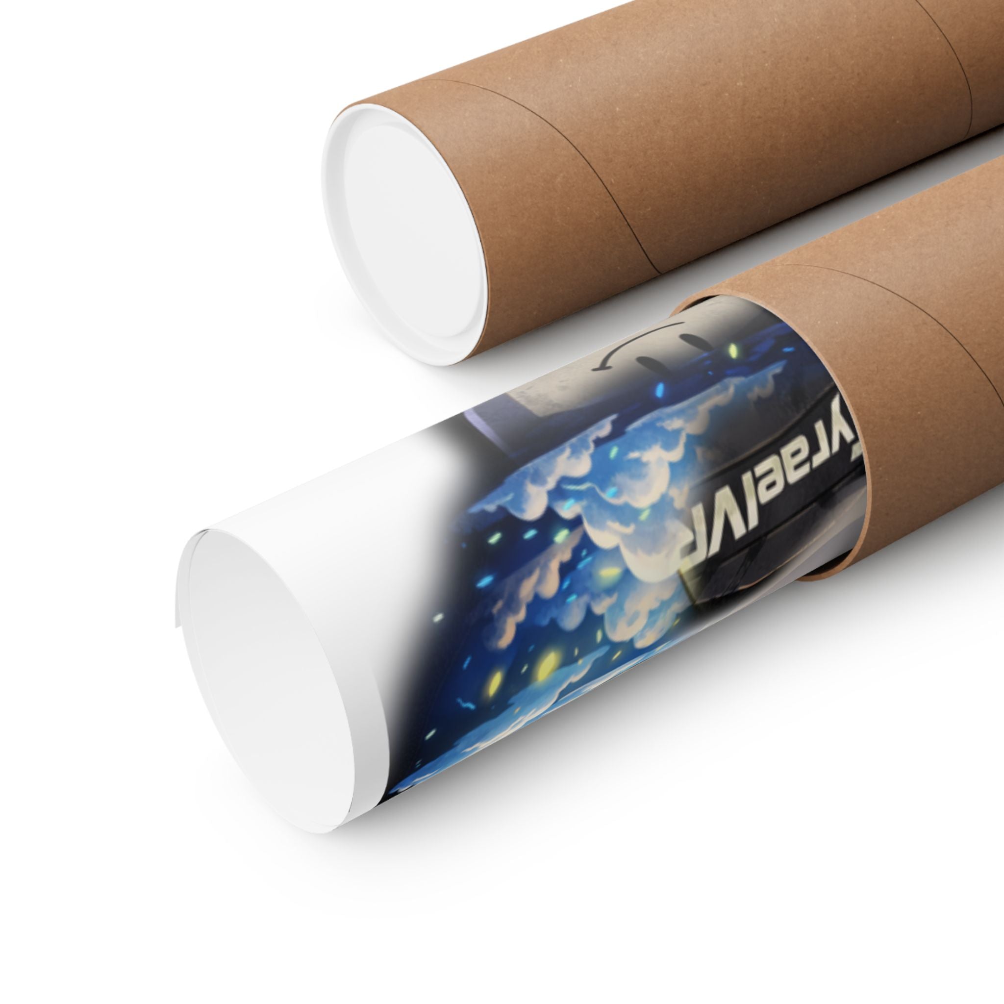 Tyrael VR Sticker Collage Matte Poster — Gamer Avatar Art Print