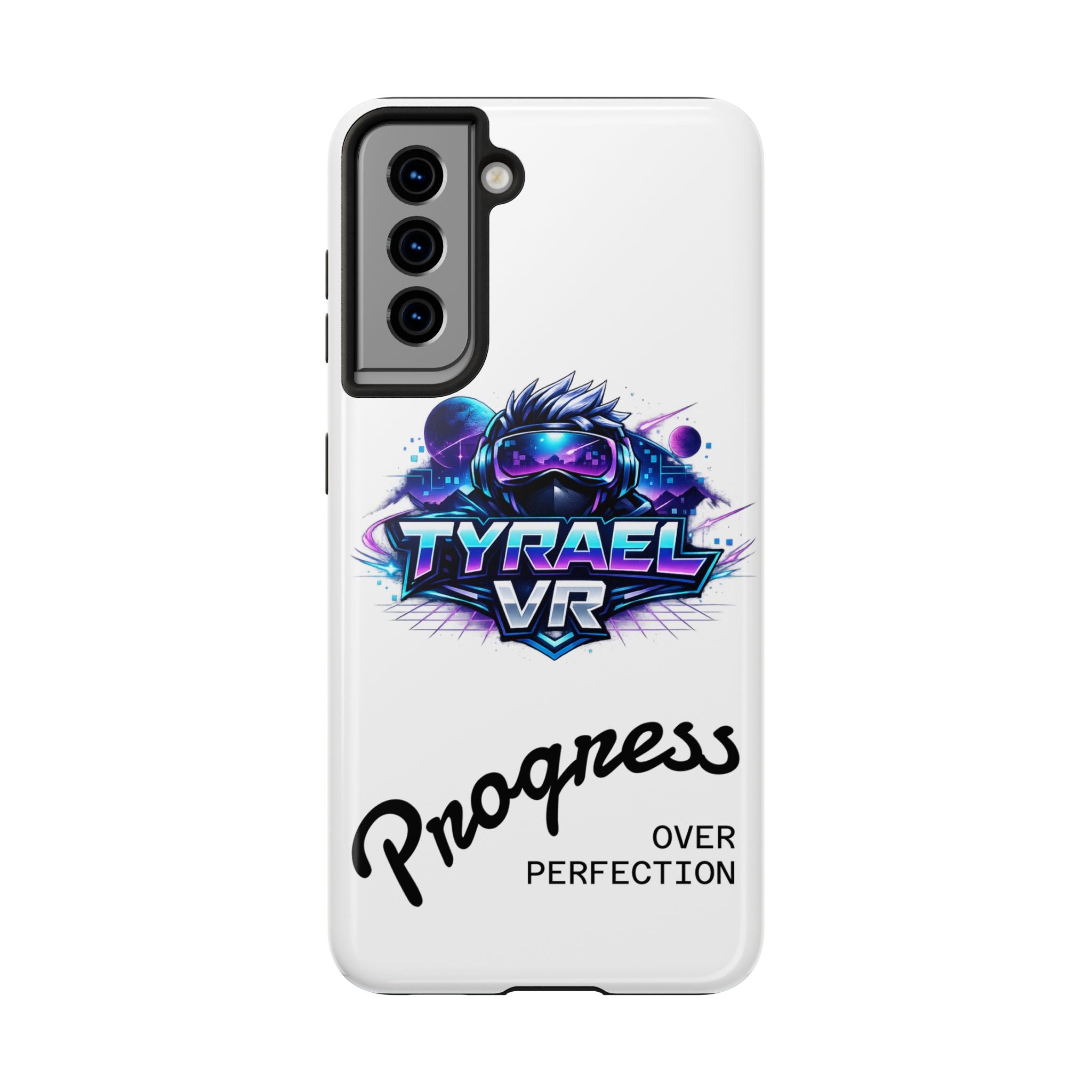 Tyrael VR Tough Phone Case — 'Progress Over Perfection' Gamer Protective Case