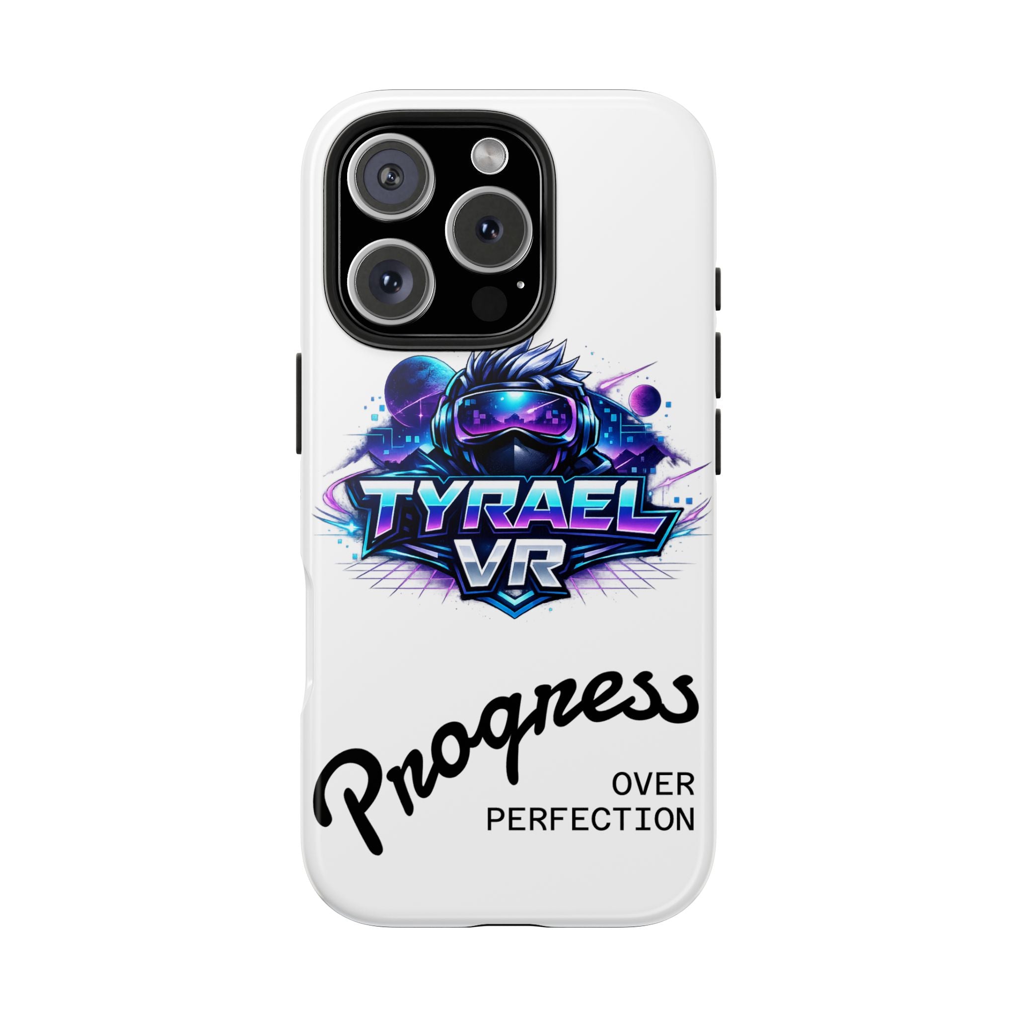 Tyrael VR Tough Phone Case — 'Progress Over Perfection' Gamer Protective Case
