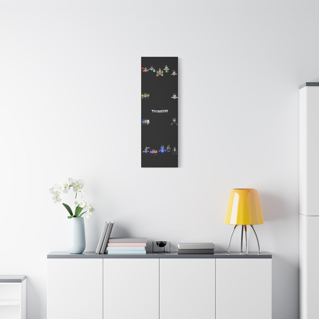 TyraelVR Gamer Mascot Canvas Print — Stretched Matte Wall Art