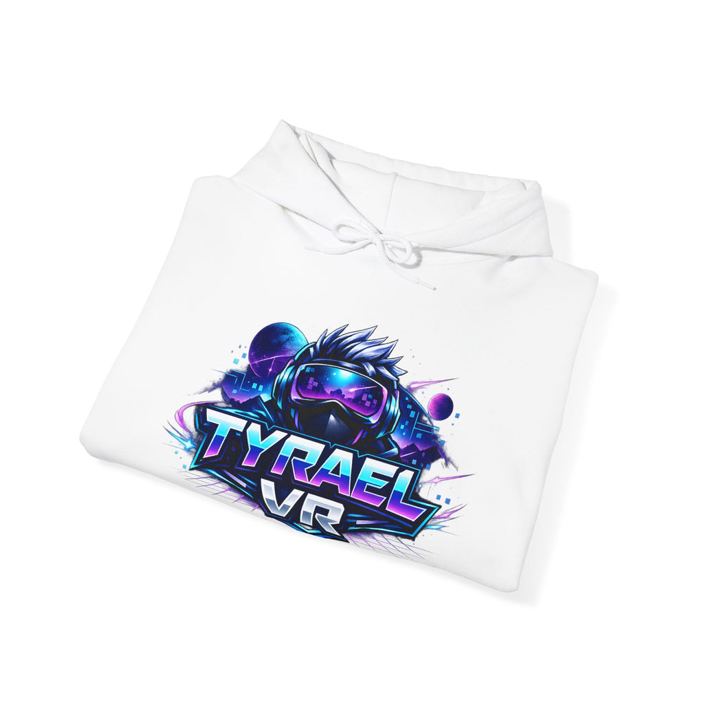 Tyrael VR Hoodie — Neon Cyber Gamer Logo Pullover
