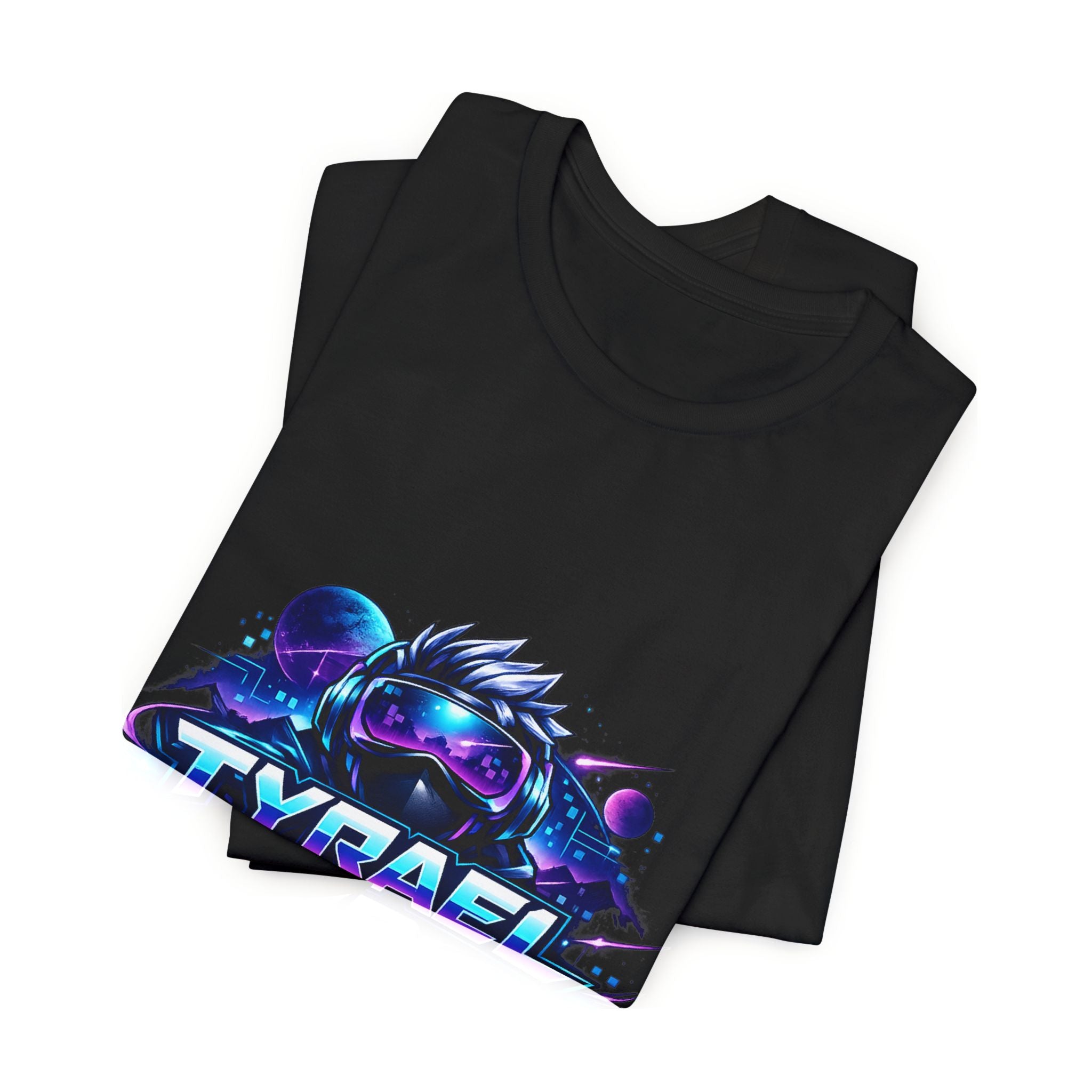 Tyrael VR Gamer T-Shirt — Retro Neon Virtual Reality Tee