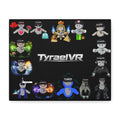 TyraelVR Gamer Mascot Canvas Print — Stretched Matte Wall Art