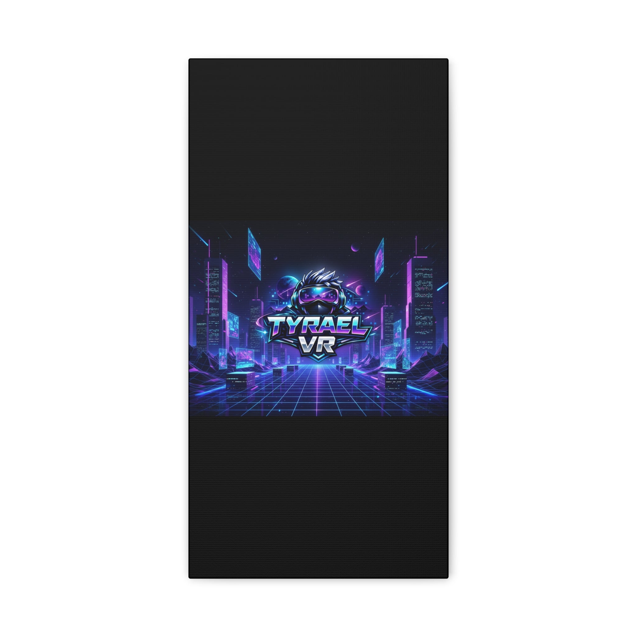 Tyrael VR Retro Futuristic Canvas Print