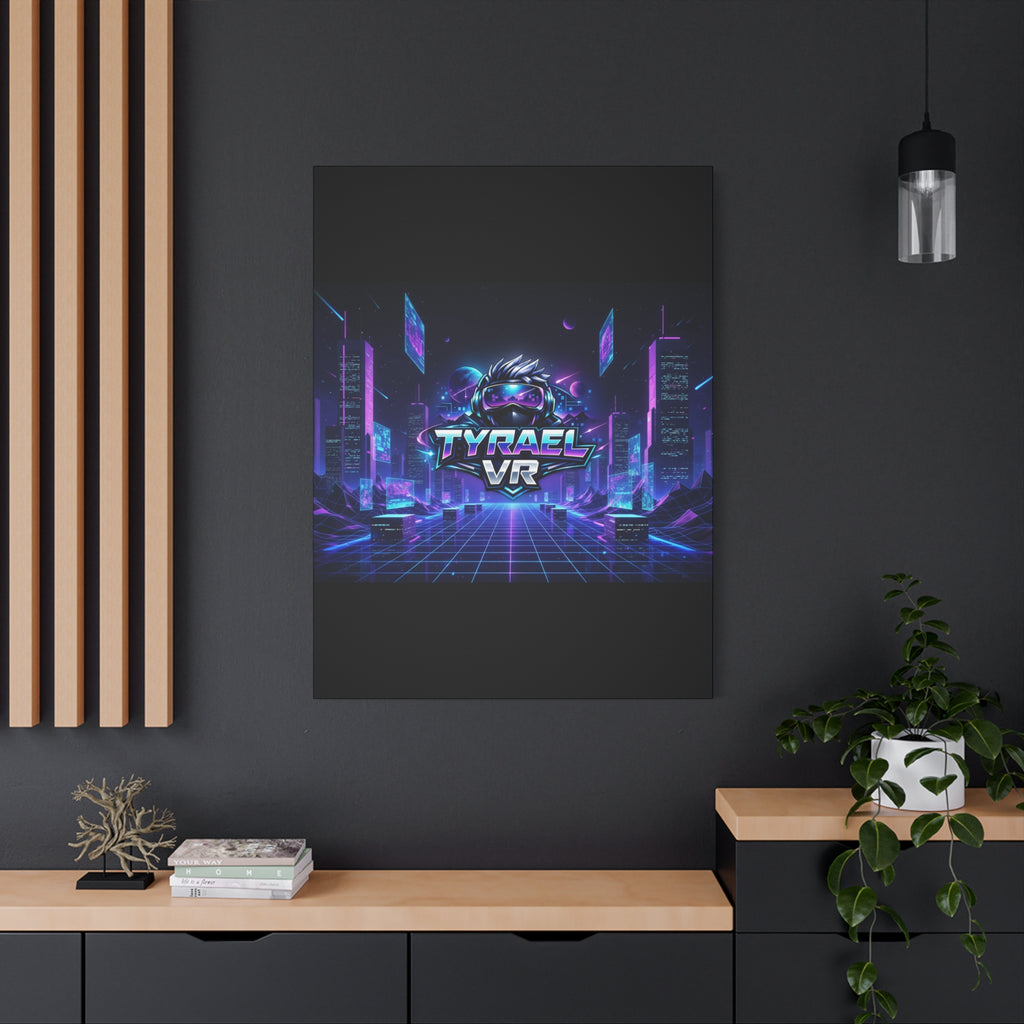 Tyrael VR Retro Futuristic Canvas Print