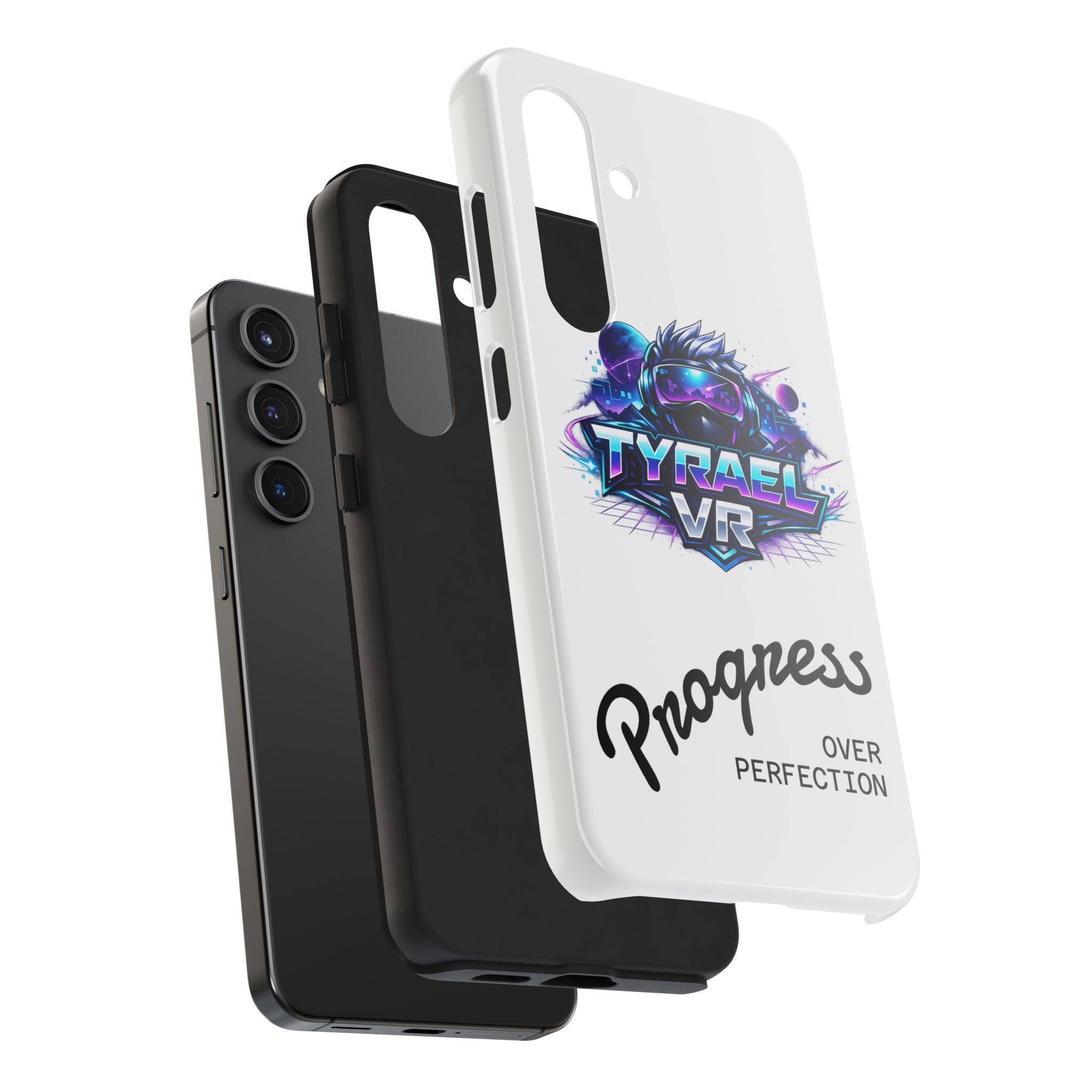 Tyrael VR Tough Phone Case — 'Progress Over Perfection' Gamer Protective Case