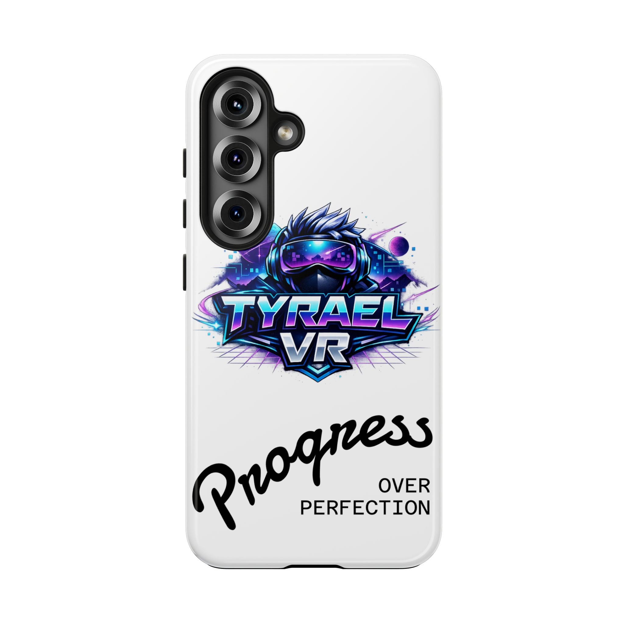 Tyrael VR Tough Phone Case — 'Progress Over Perfection' Gamer Protective Case