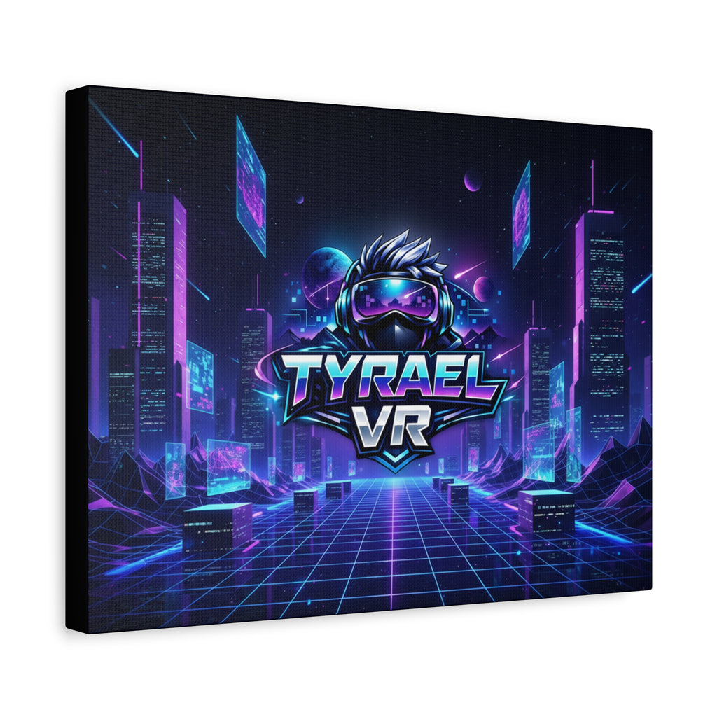 Tyrael VR Retro Futuristic Canvas Print