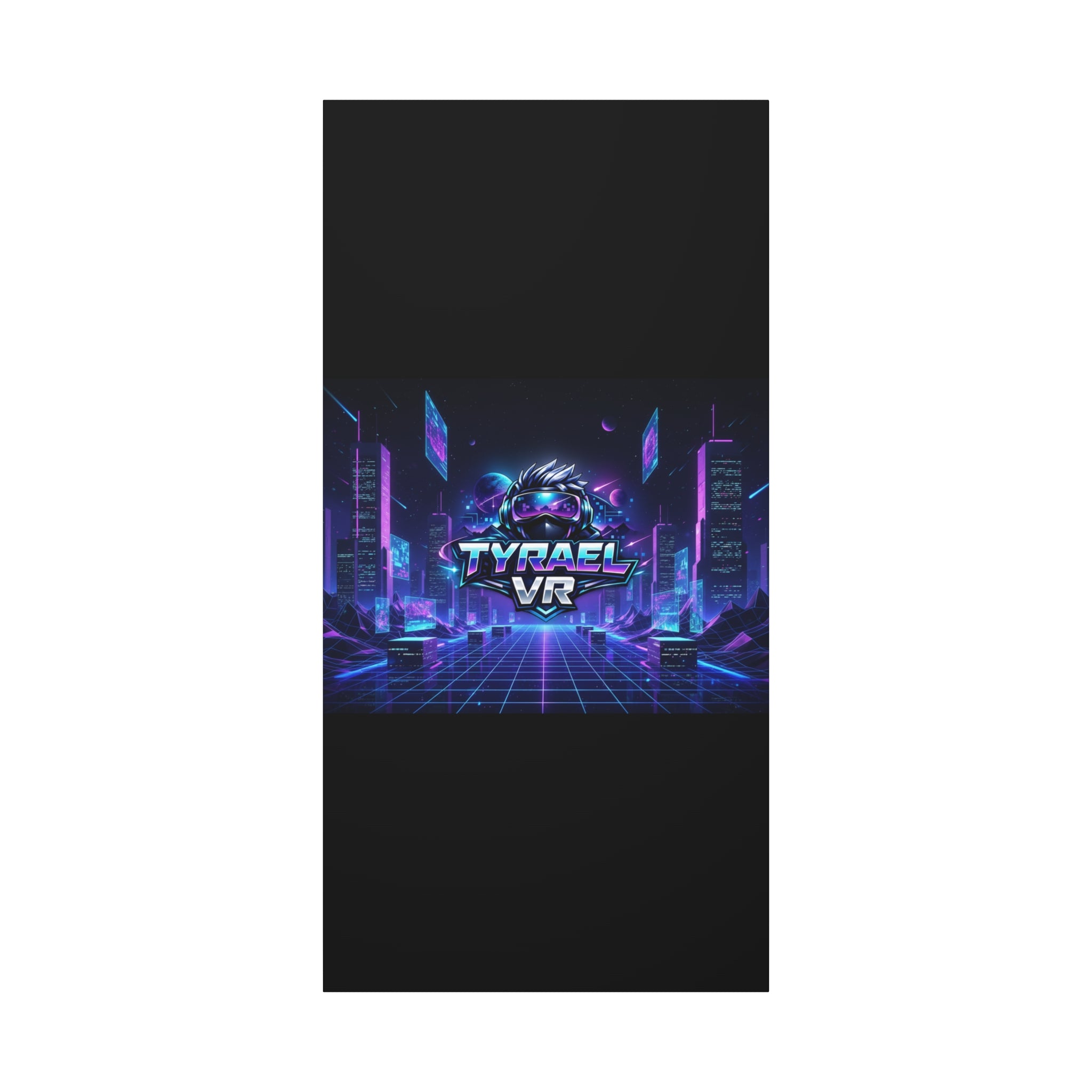 Tyrael VR Retro Futuristic Canvas Print