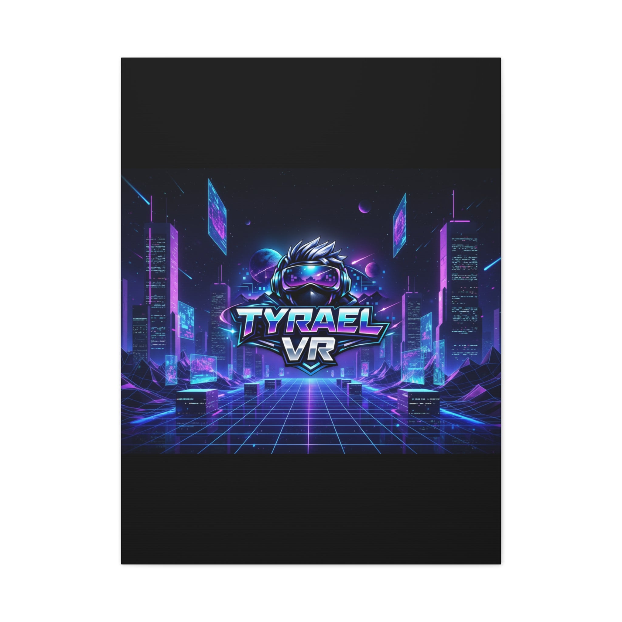 Tyrael VR Retro Futuristic Canvas Print