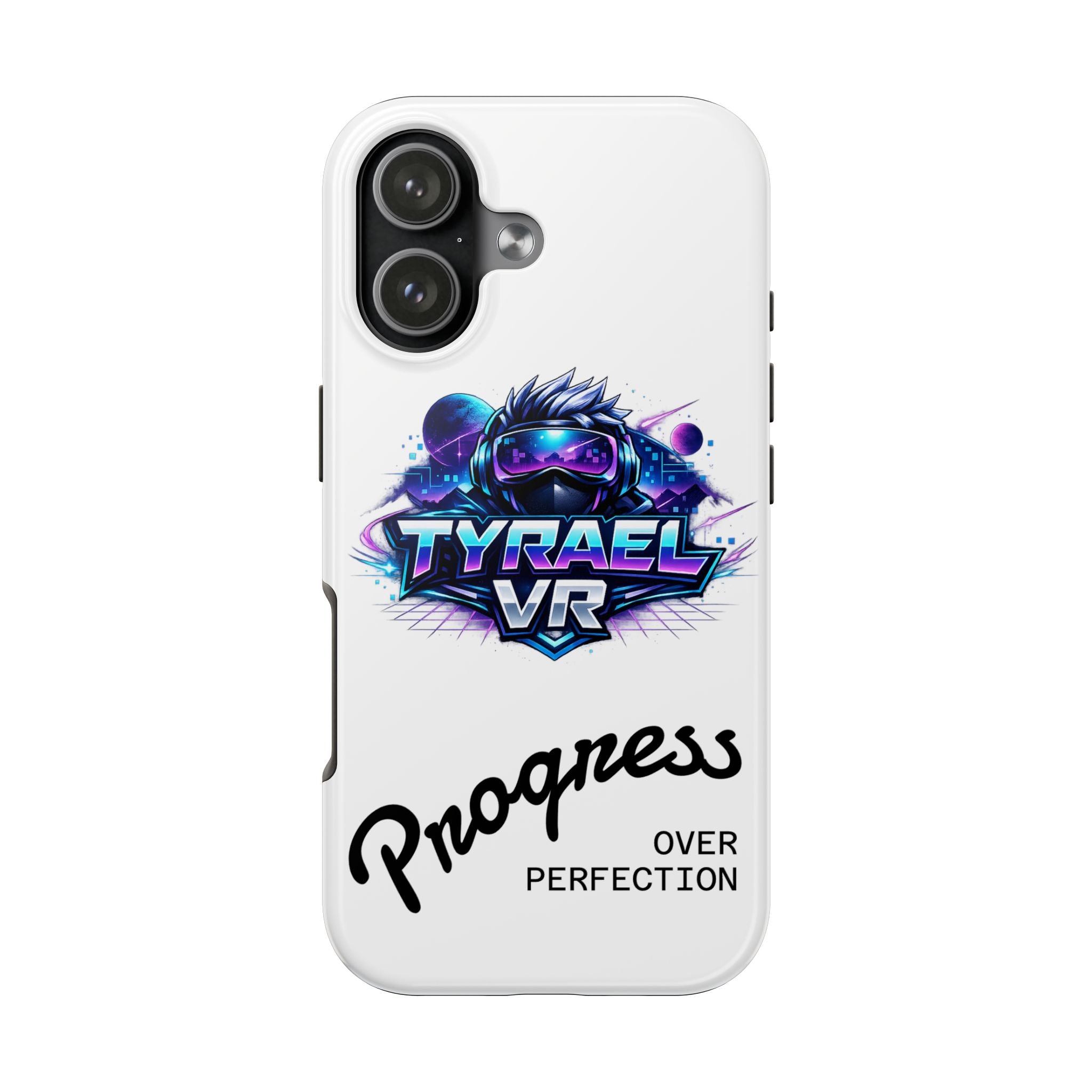 Tyrael VR Tough Phone Case — 'Progress Over Perfection' Gamer Protective Case