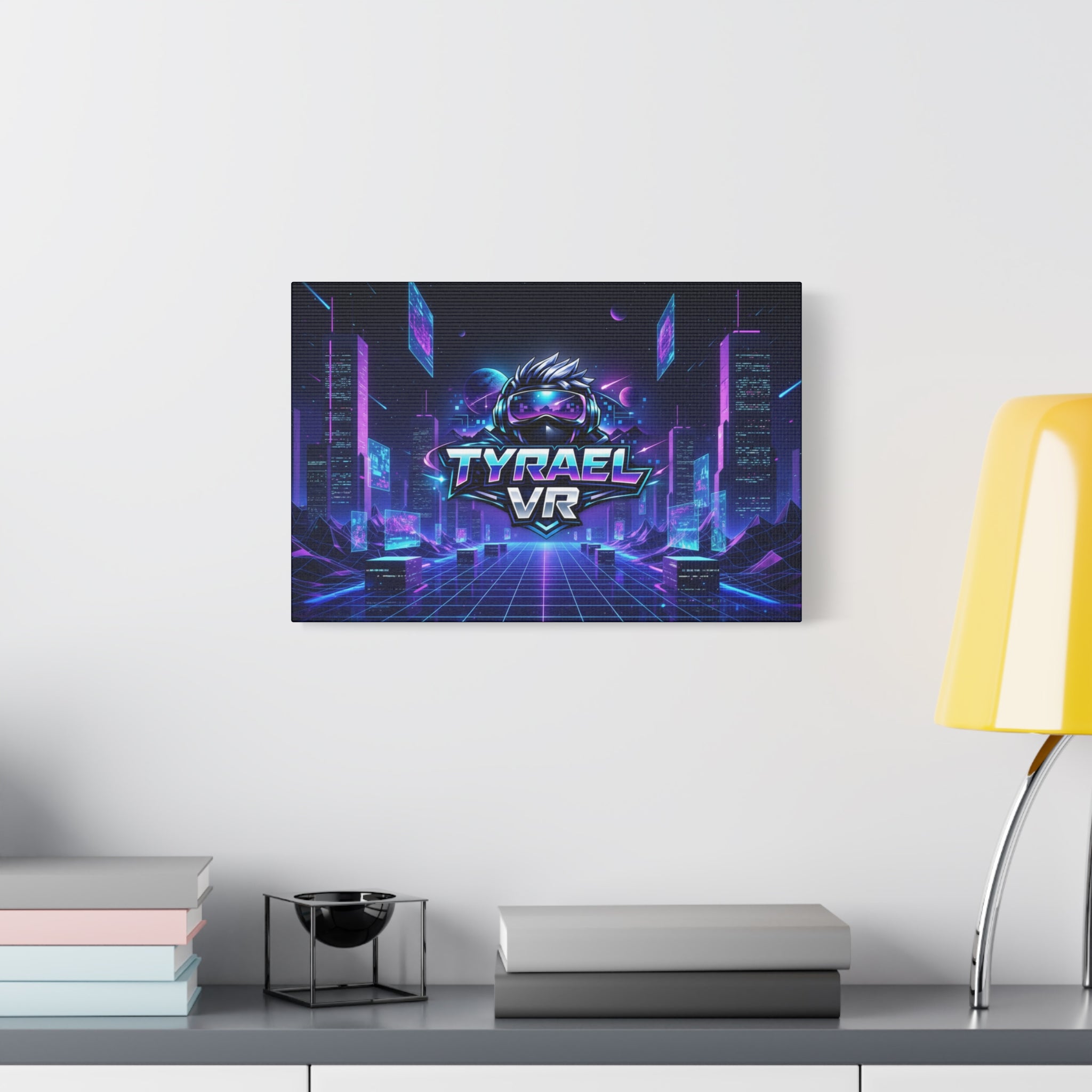 Tyrael VR Retro Futuristic Canvas Print