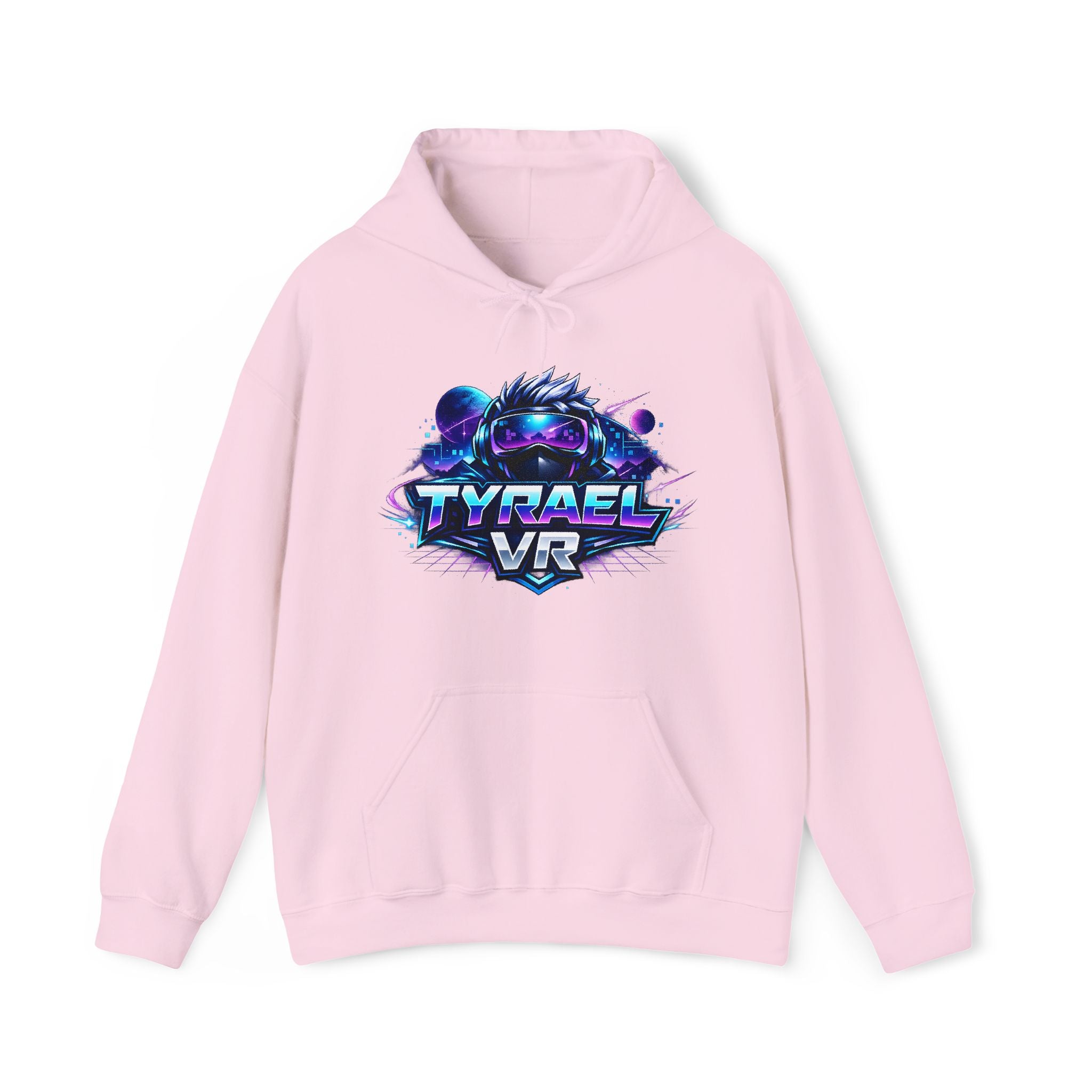 Tyrael VR Hoodie — Neon Cyber Gamer Logo Pullover