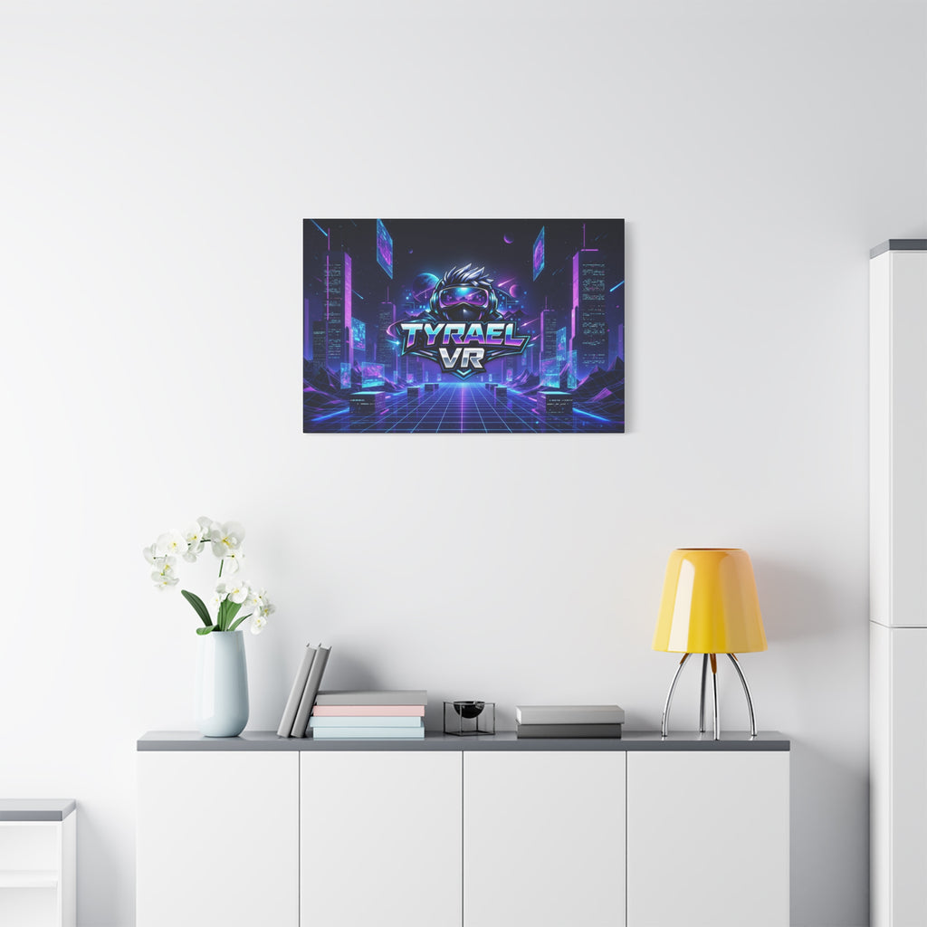 Tyrael VR Retro Futuristic Canvas Print