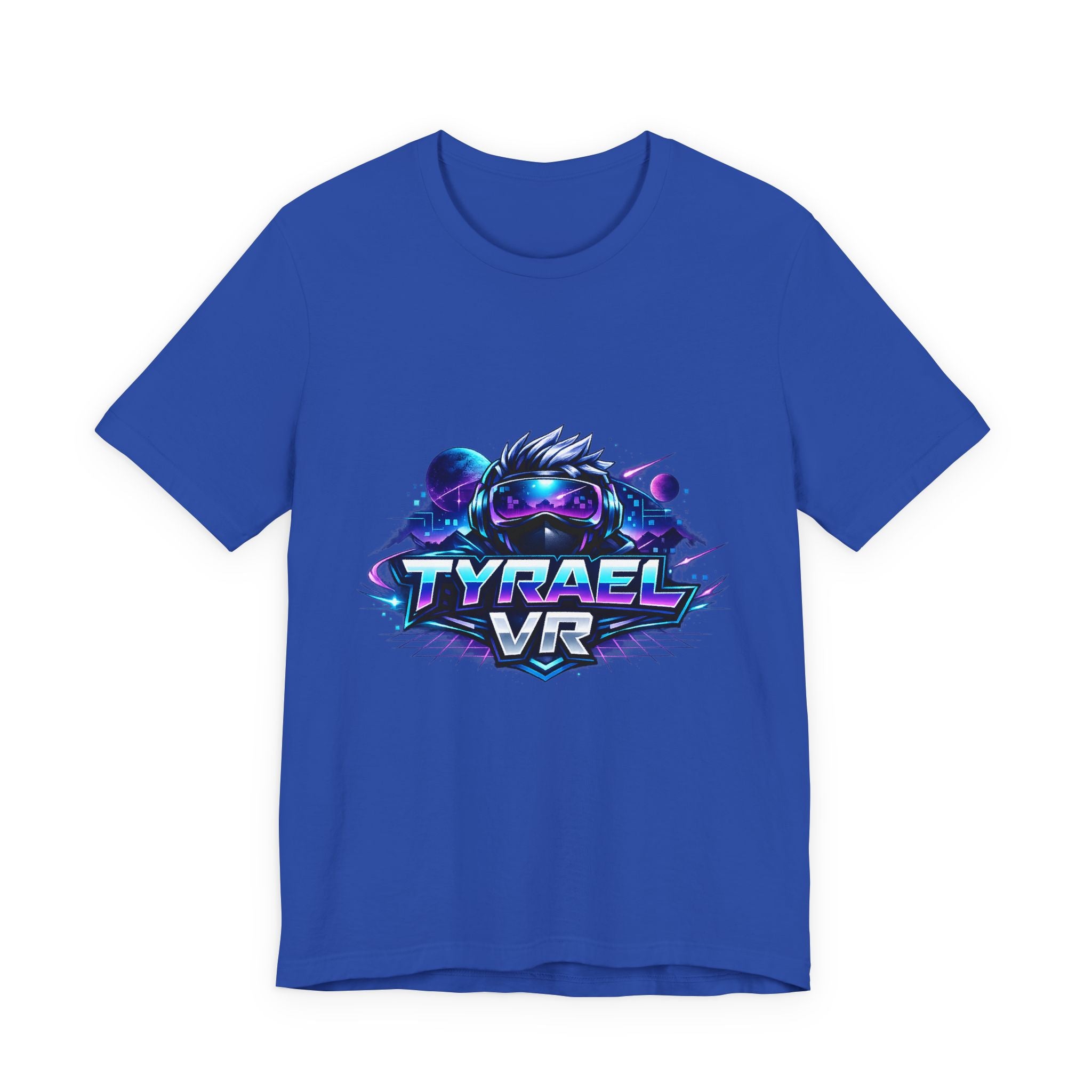 Tyrael VR Gamer T-Shirt — Retro Neon Virtual Reality Tee