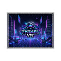 VR Gamer Pillow Sham — Retro Neon Tyrael VR Design