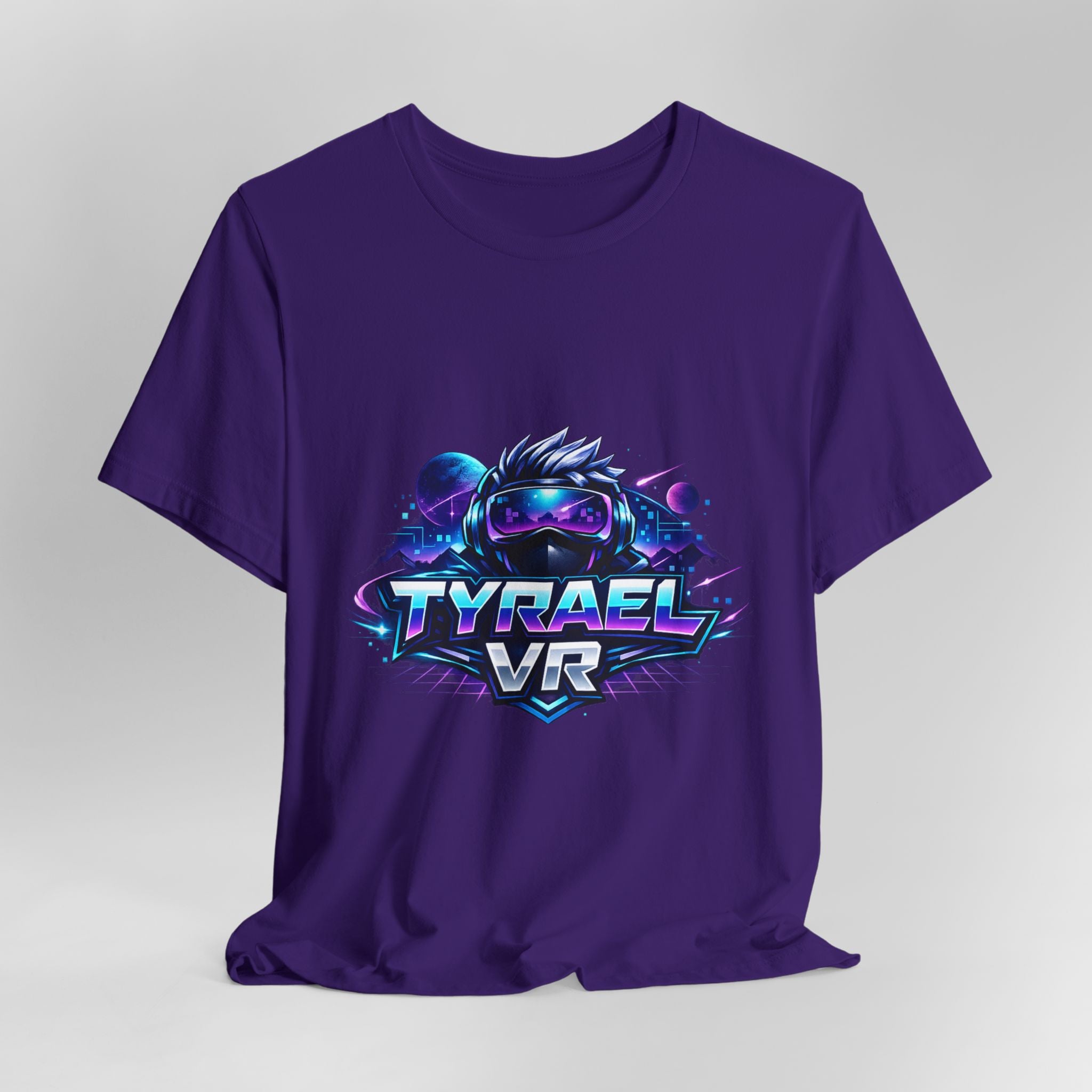 Tyrael VR Gamer T-Shirt — Retro Neon Virtual Reality Tee