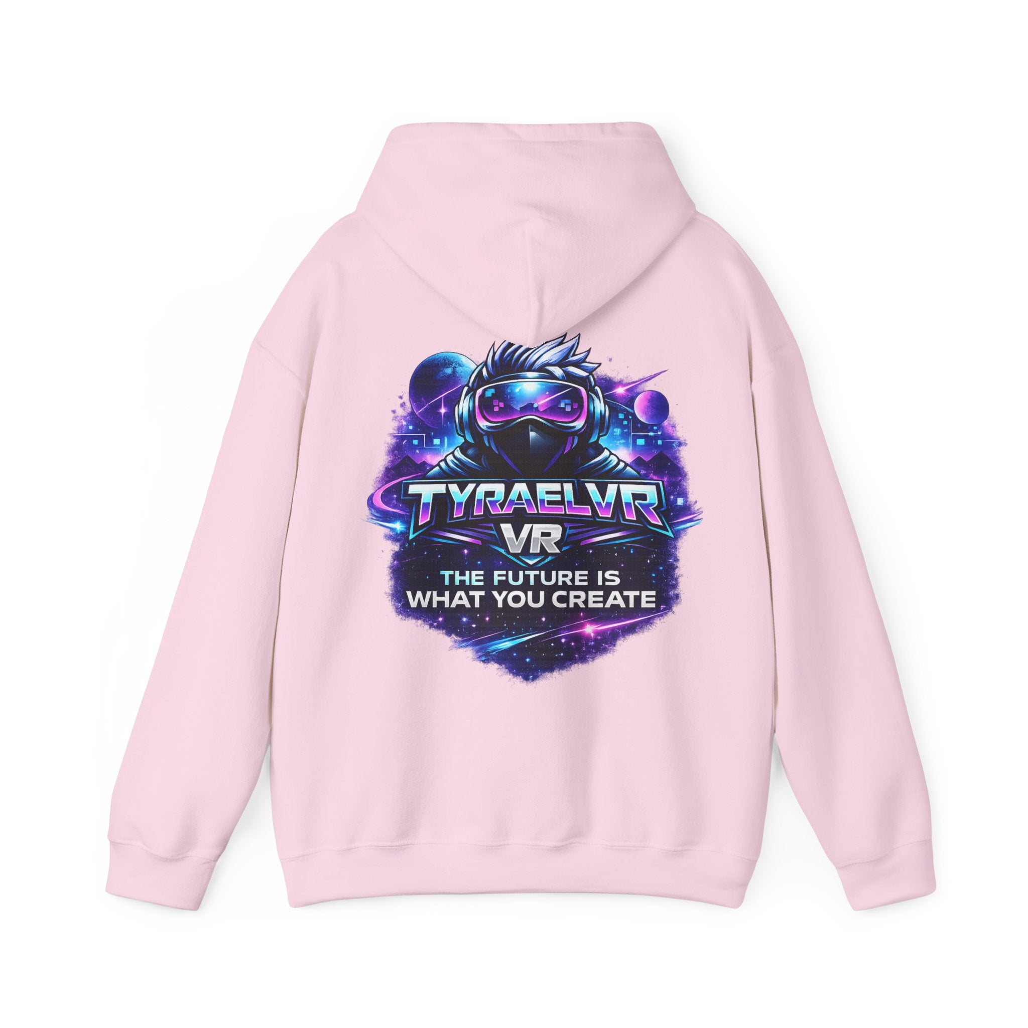Tyrael VR Hoodie — Neon Cyber Gamer Logo Pullover