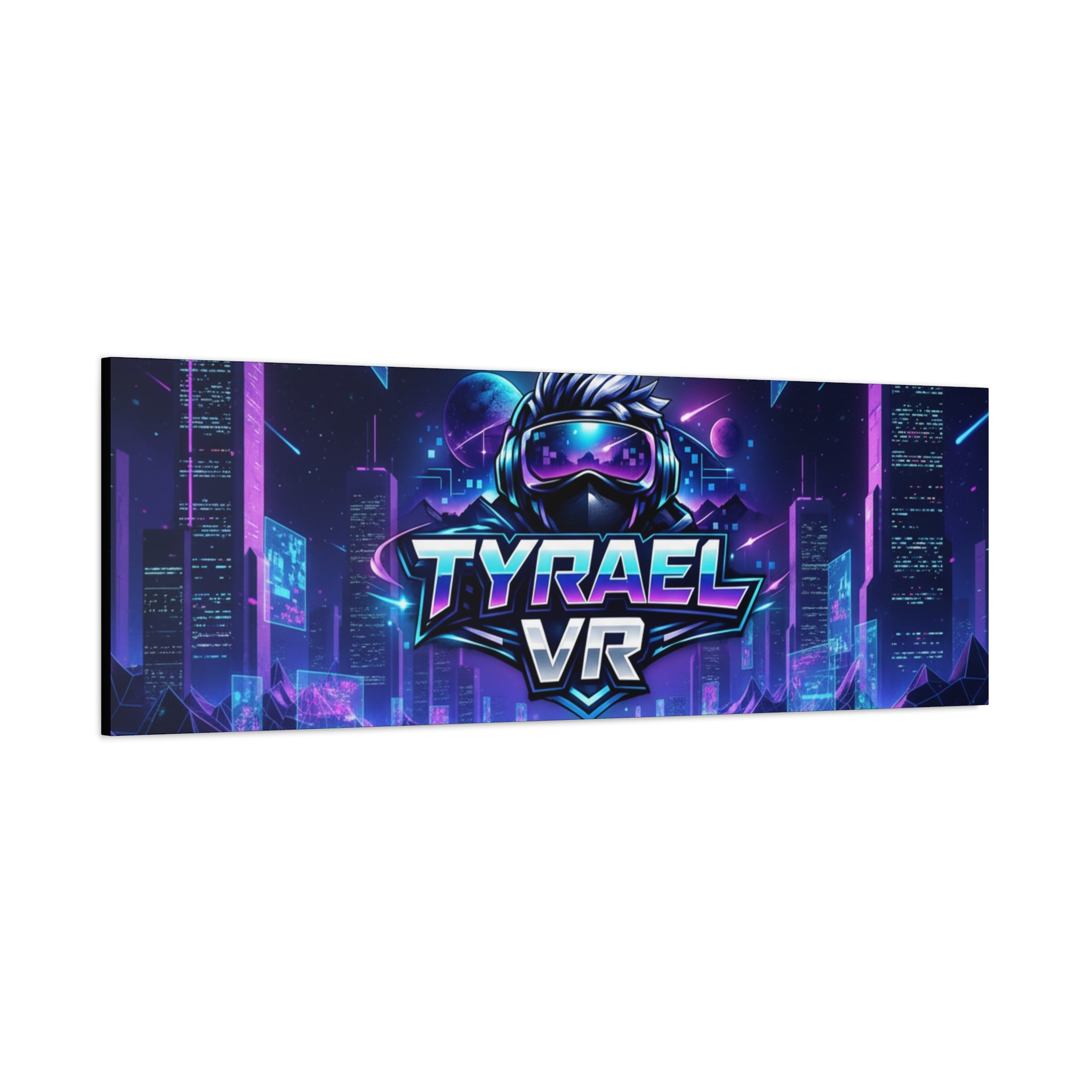 Tyrael VR Retro Futuristic Canvas Print