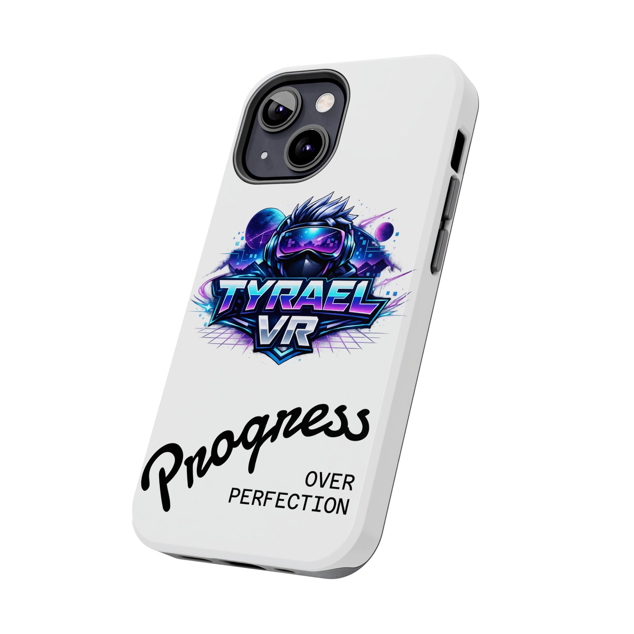 Tyrael VR Tough Phone Case — 'Progress Over Perfection' Gamer Protective Case