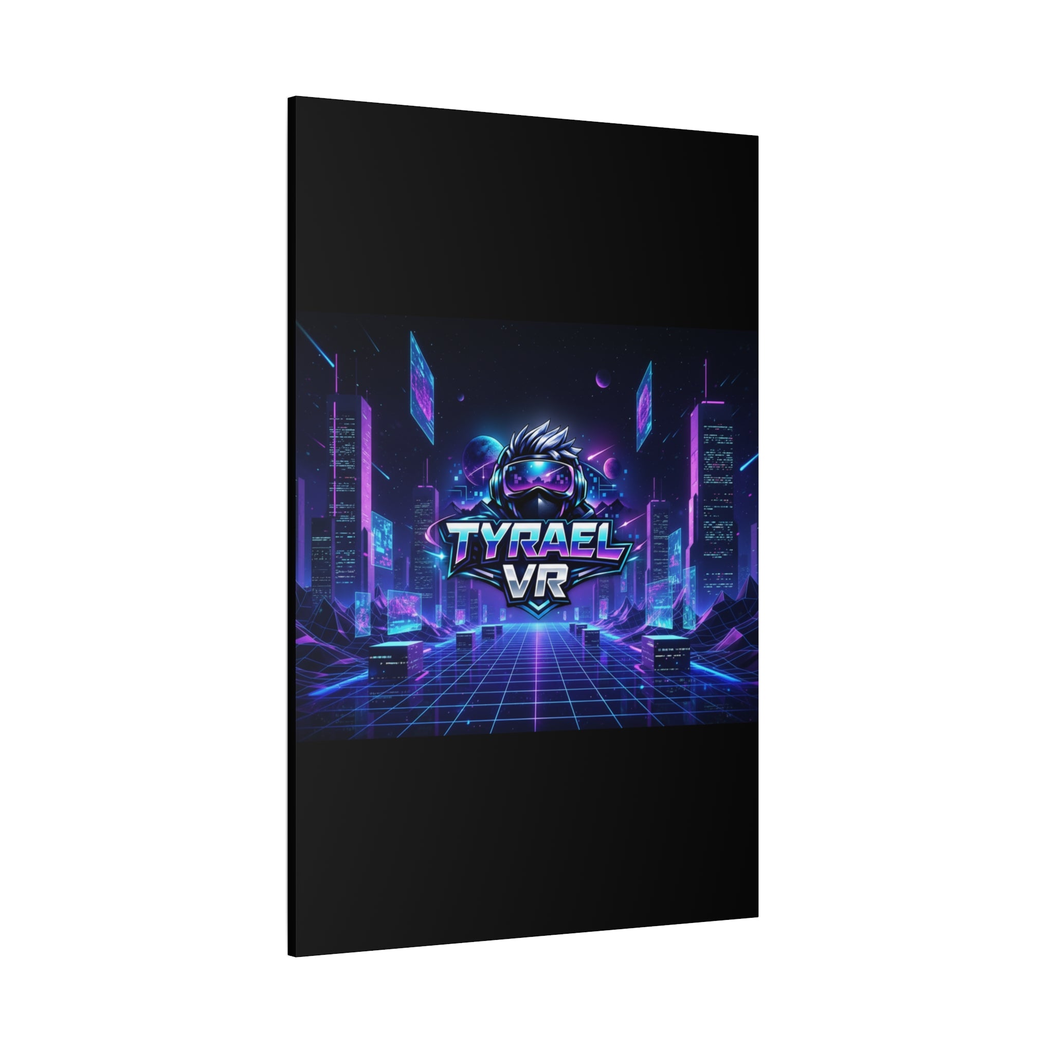 Tyrael VR Retro Futuristic Canvas Print