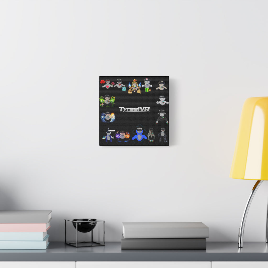 TyraelVR Gamer Mascot Canvas Print — Stretched Matte Wall Art