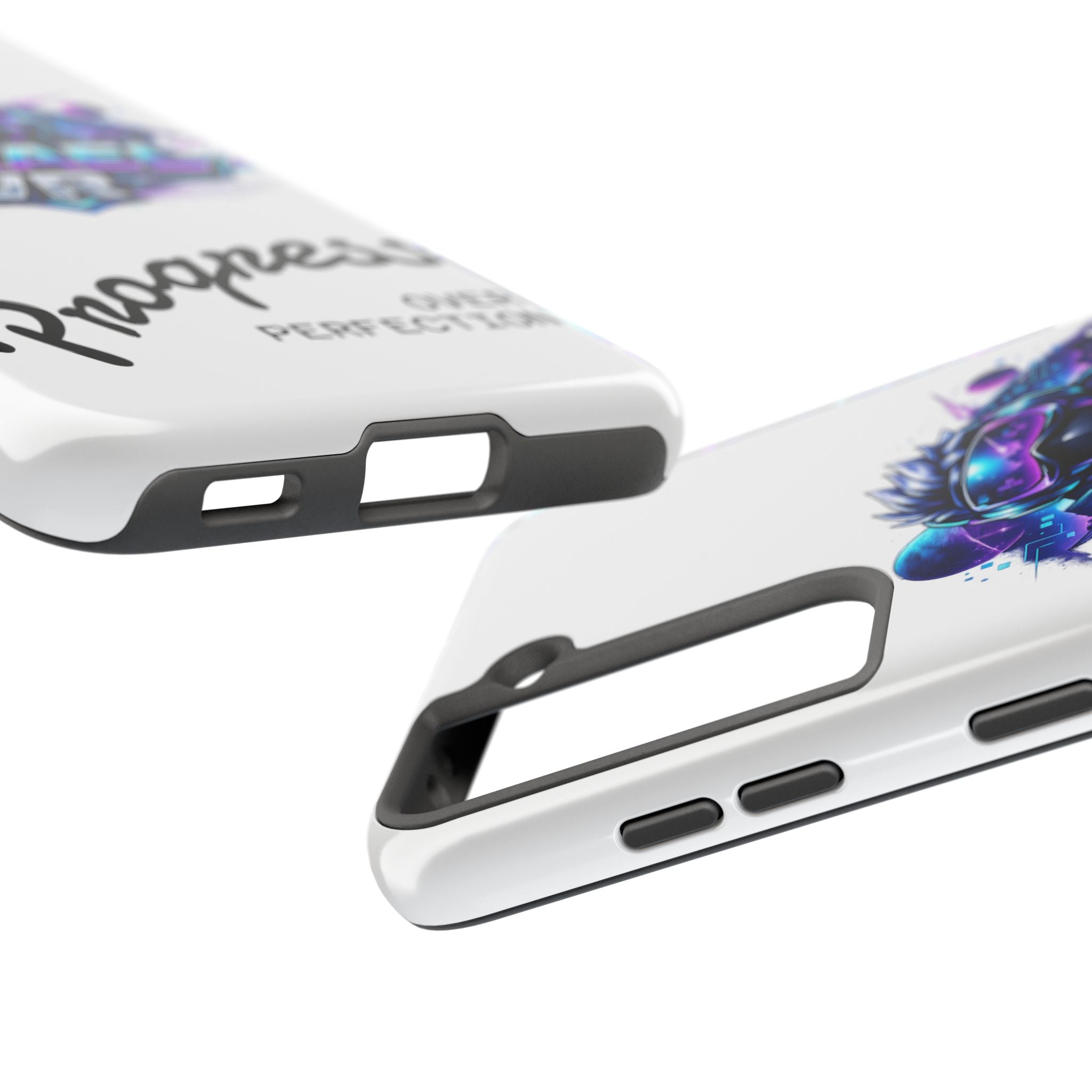 Tyrael VR Tough Phone Case — 'Progress Over Perfection' Gamer Protective Case