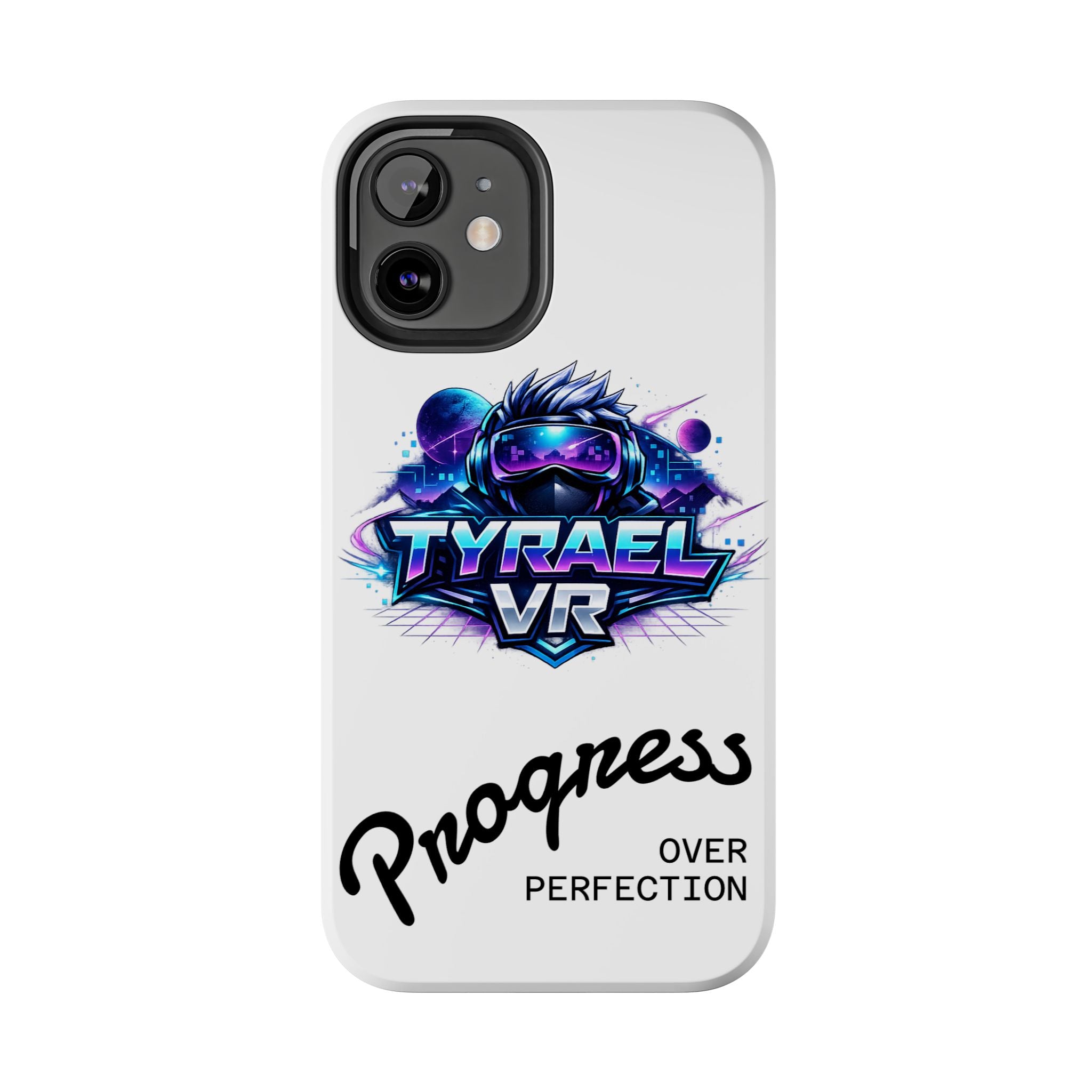 Tyrael VR Tough Phone Case — 'Progress Over Perfection' Gamer Protective Case