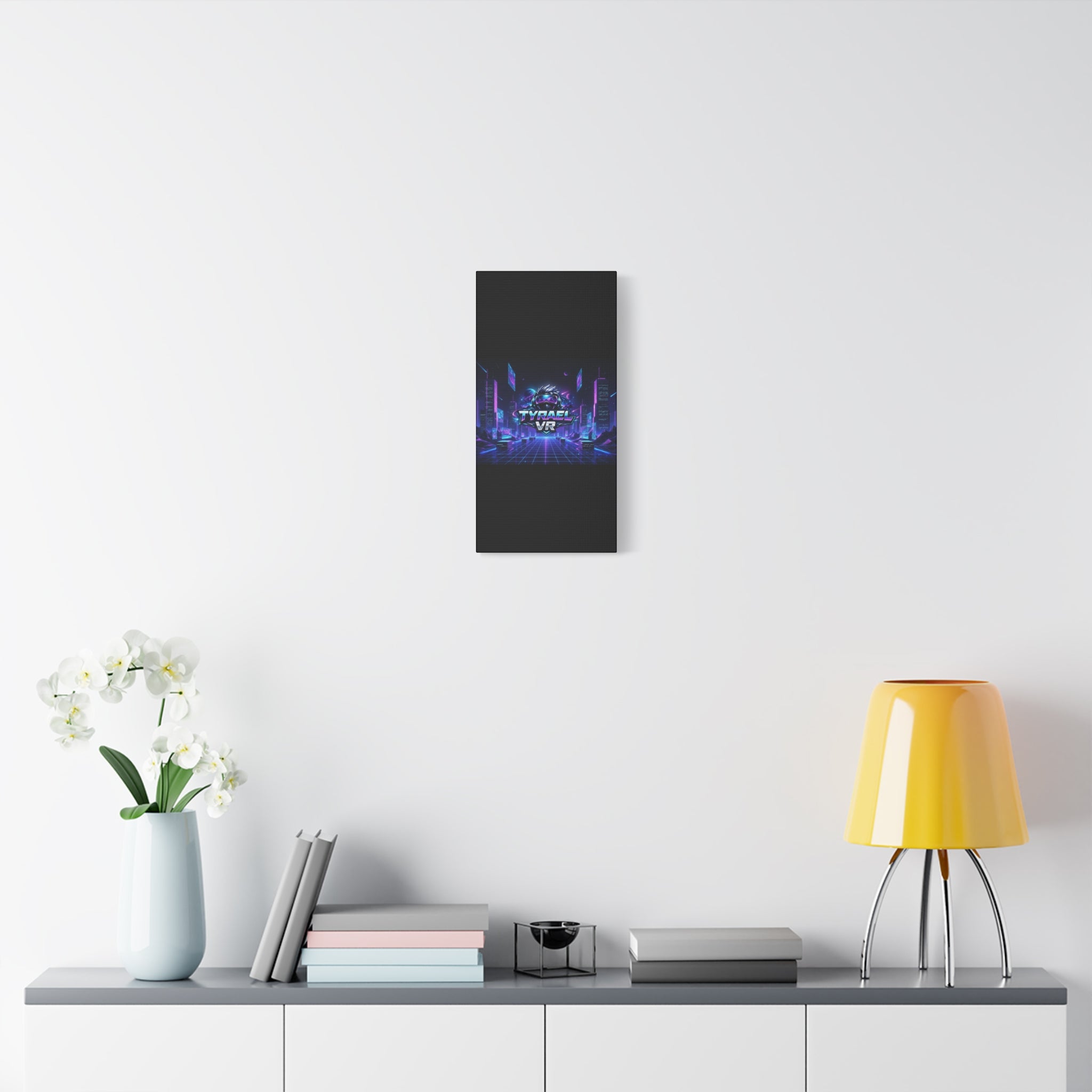 Tyrael VR Retro Futuristic Canvas Print