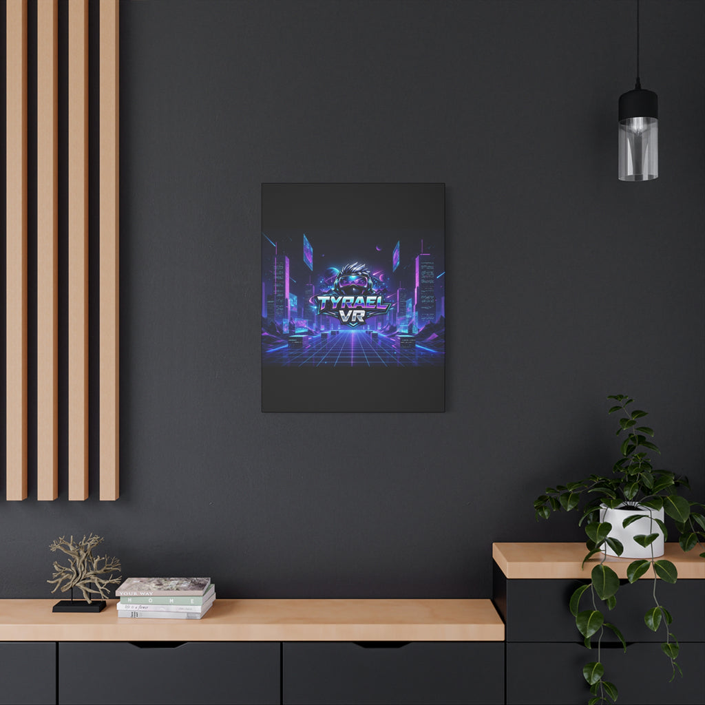 Tyrael VR Retro Futuristic Canvas Print