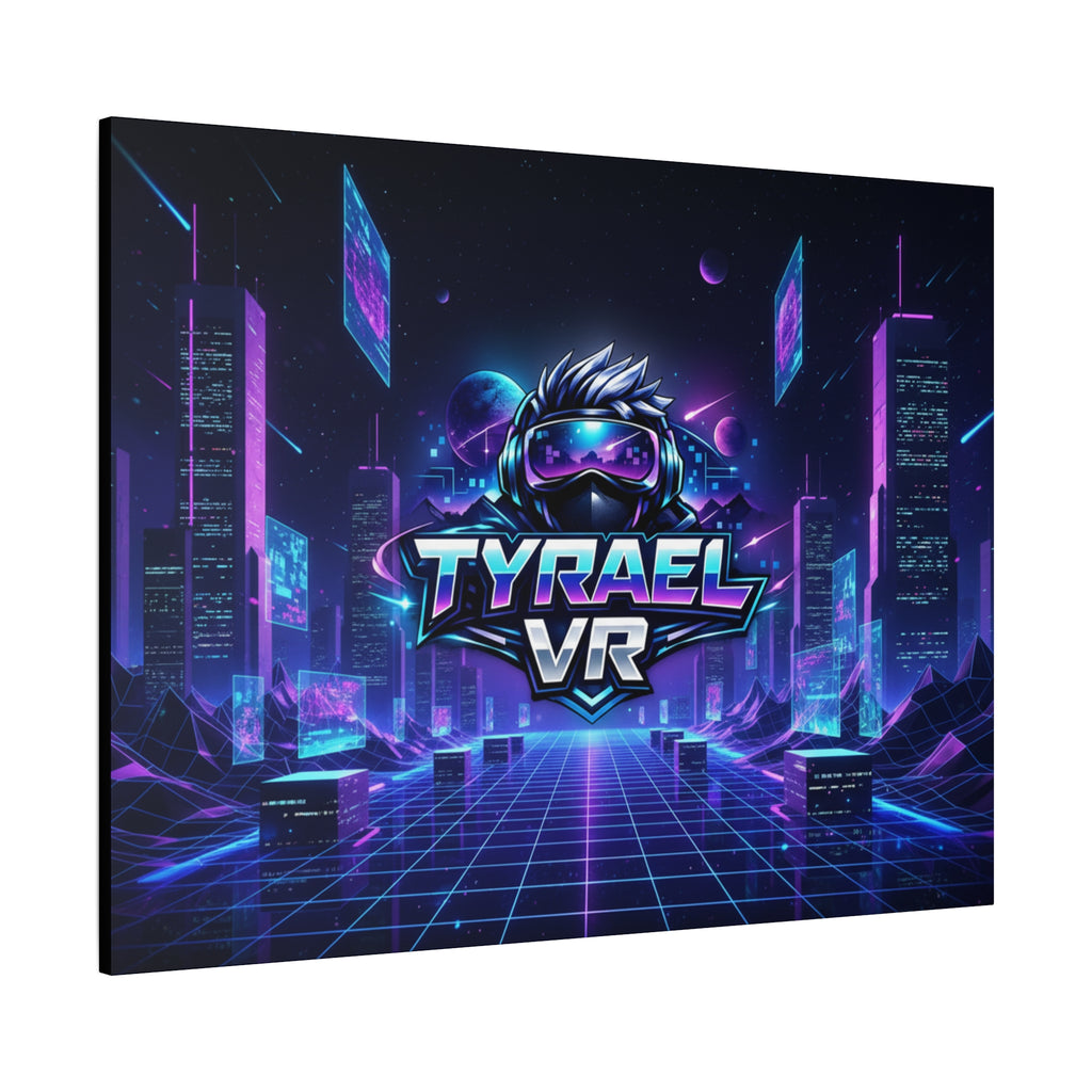 Tyrael VR Retro Futuristic Canvas Print
