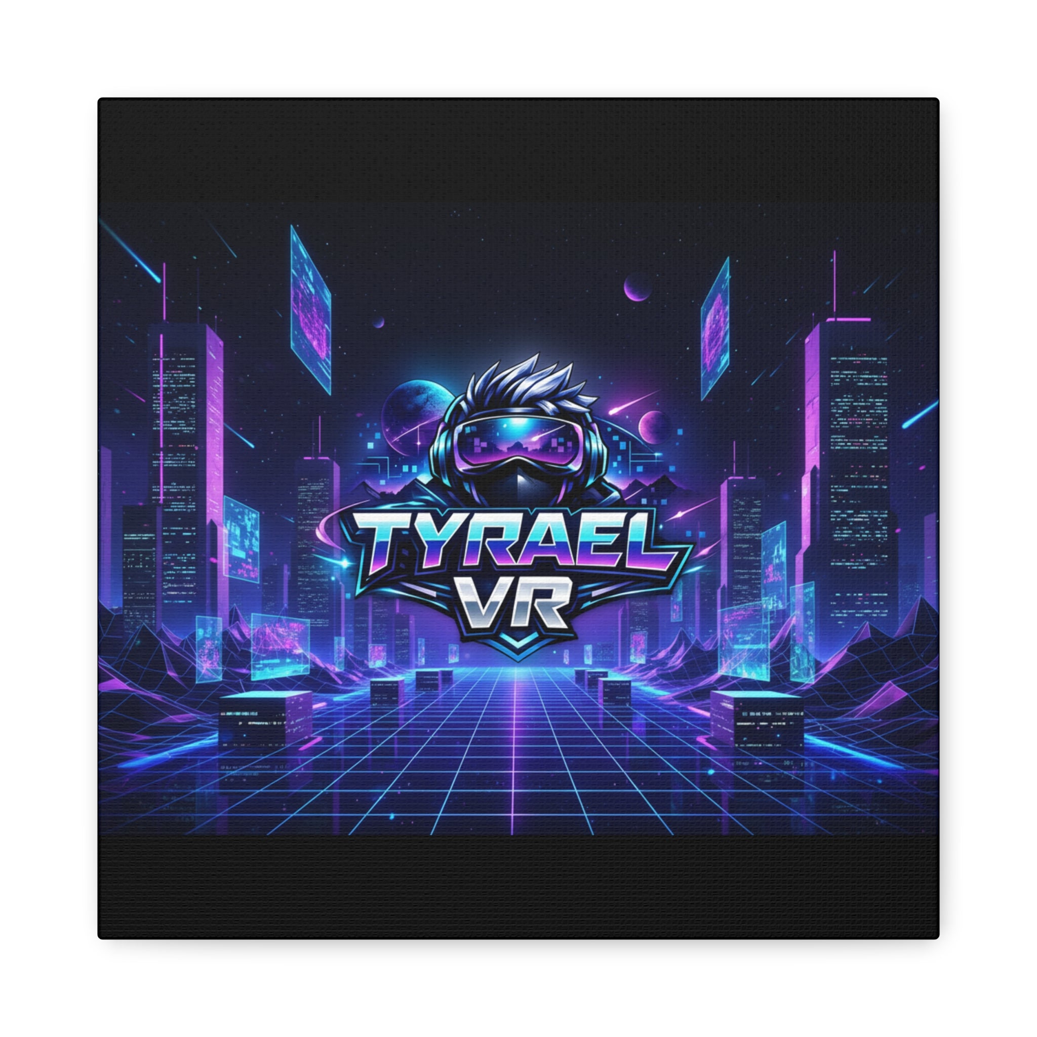 Tyrael VR Retro Futuristic Canvas Print