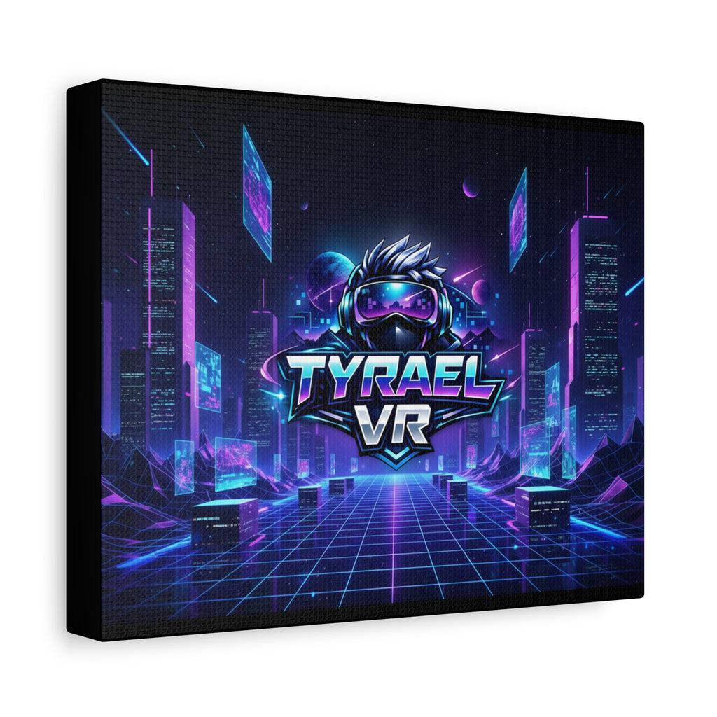 Tyrael VR Retro Futuristic Canvas Print