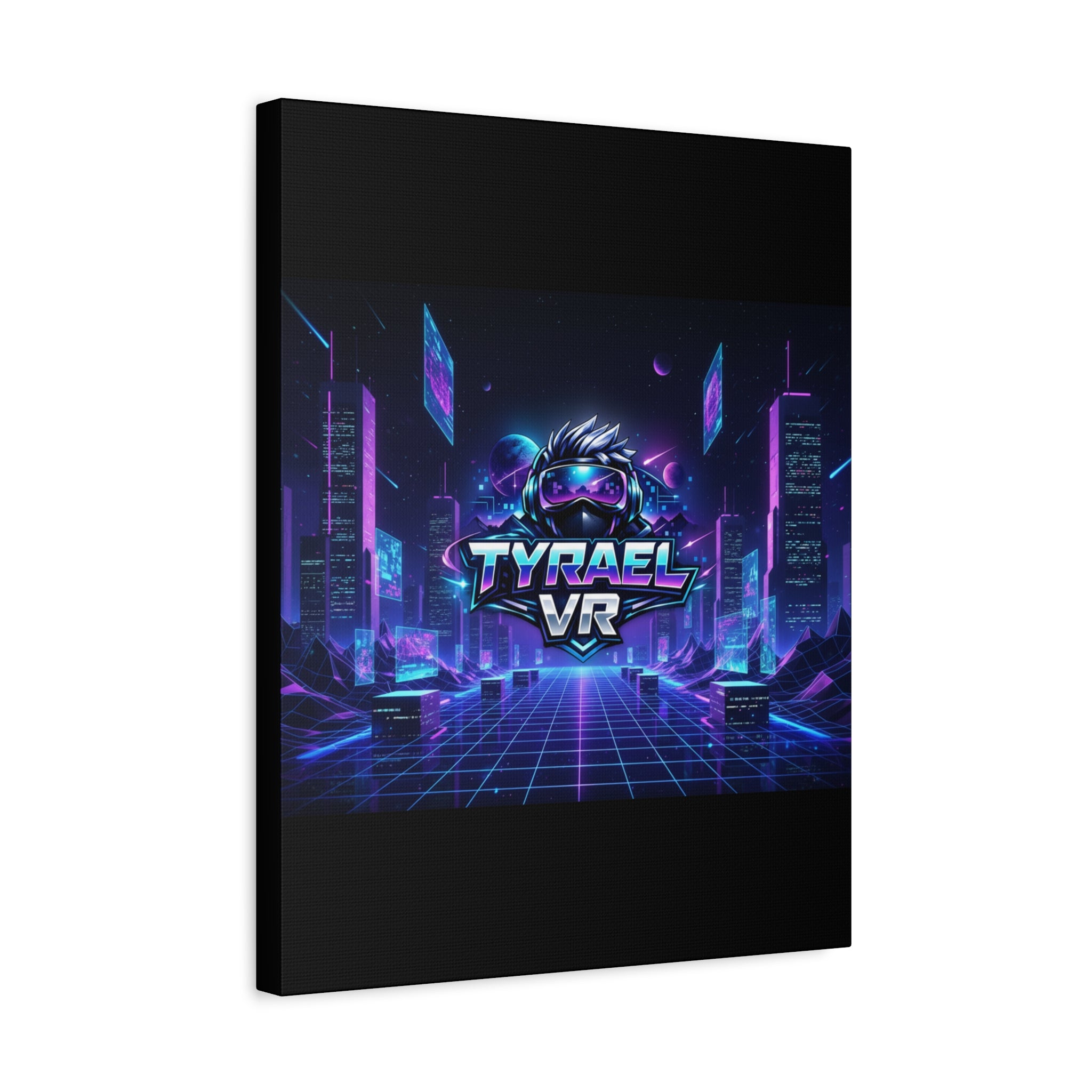 Tyrael VR Retro Futuristic Canvas Print