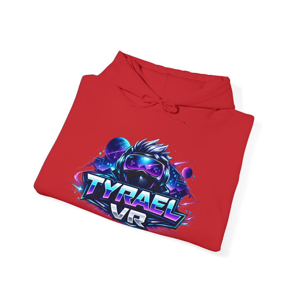 Tyrael VR Hoodie — Neon Cyber Gamer Logo Pullover