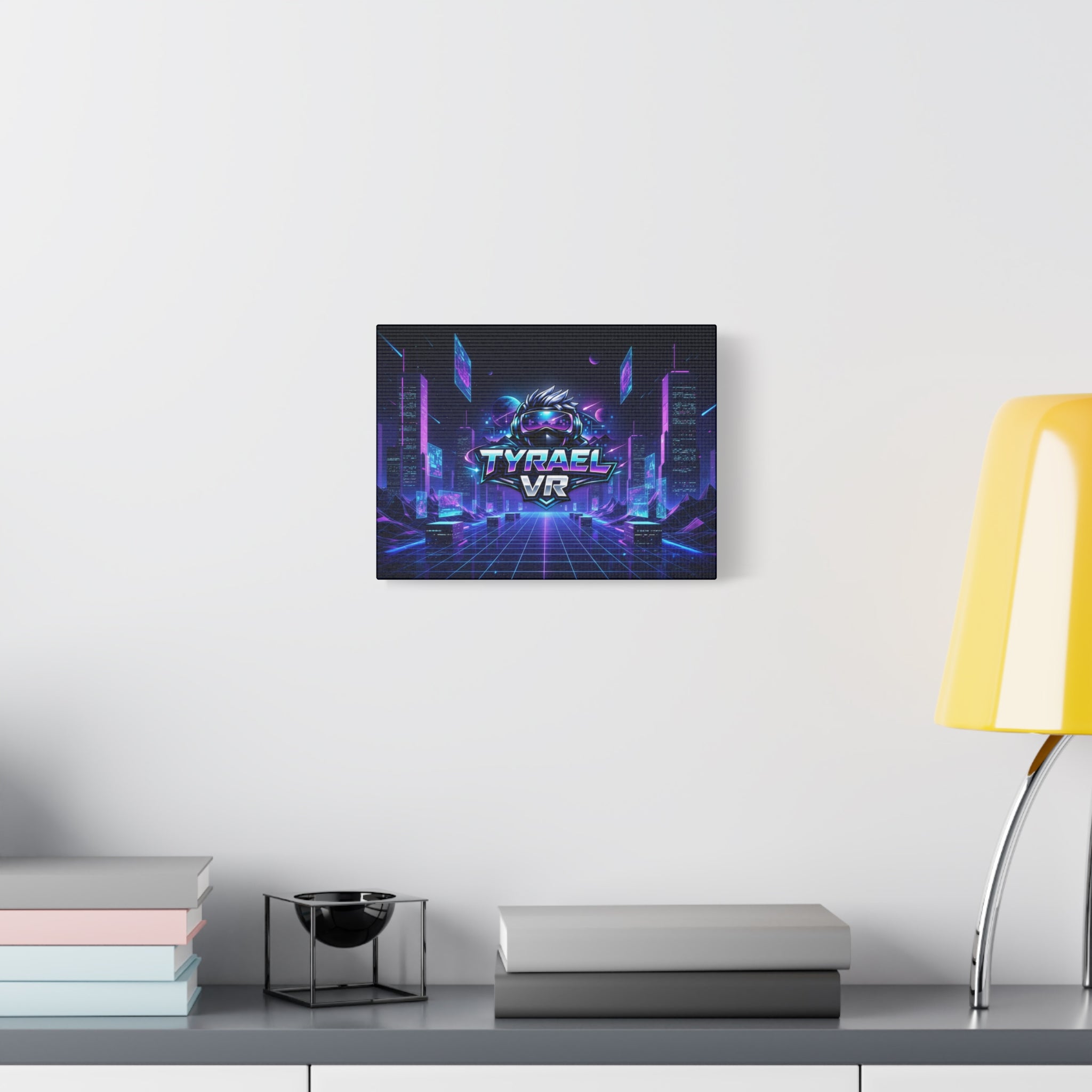 Tyrael VR Retro Futuristic Canvas Print