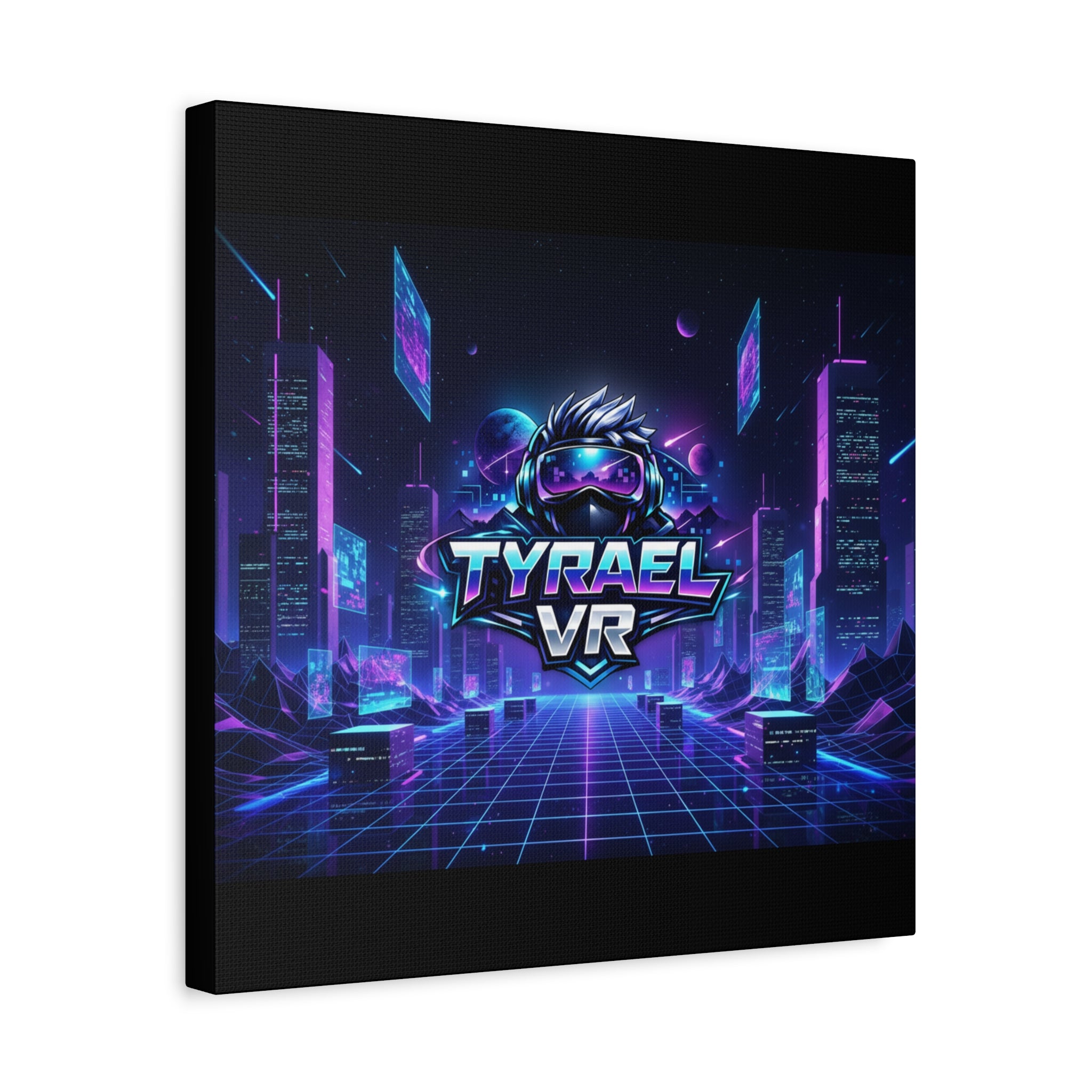 Tyrael VR Retro Futuristic Canvas Print