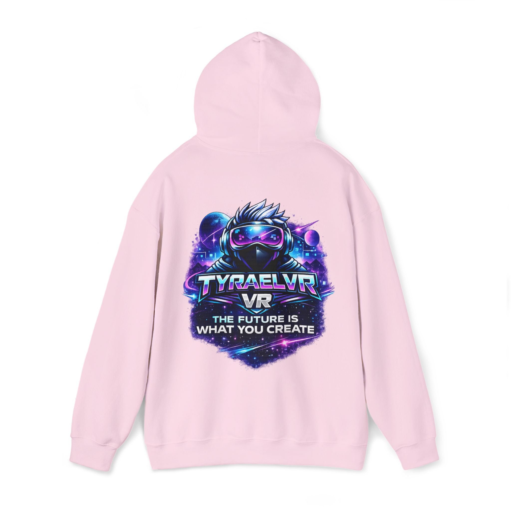 Tyrael VR Hoodie — Neon Cyber Gamer Logo Pullover
