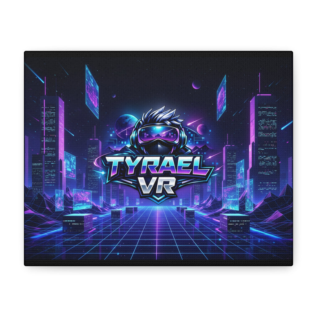 Tyrael VR Retro Futuristic Canvas Print