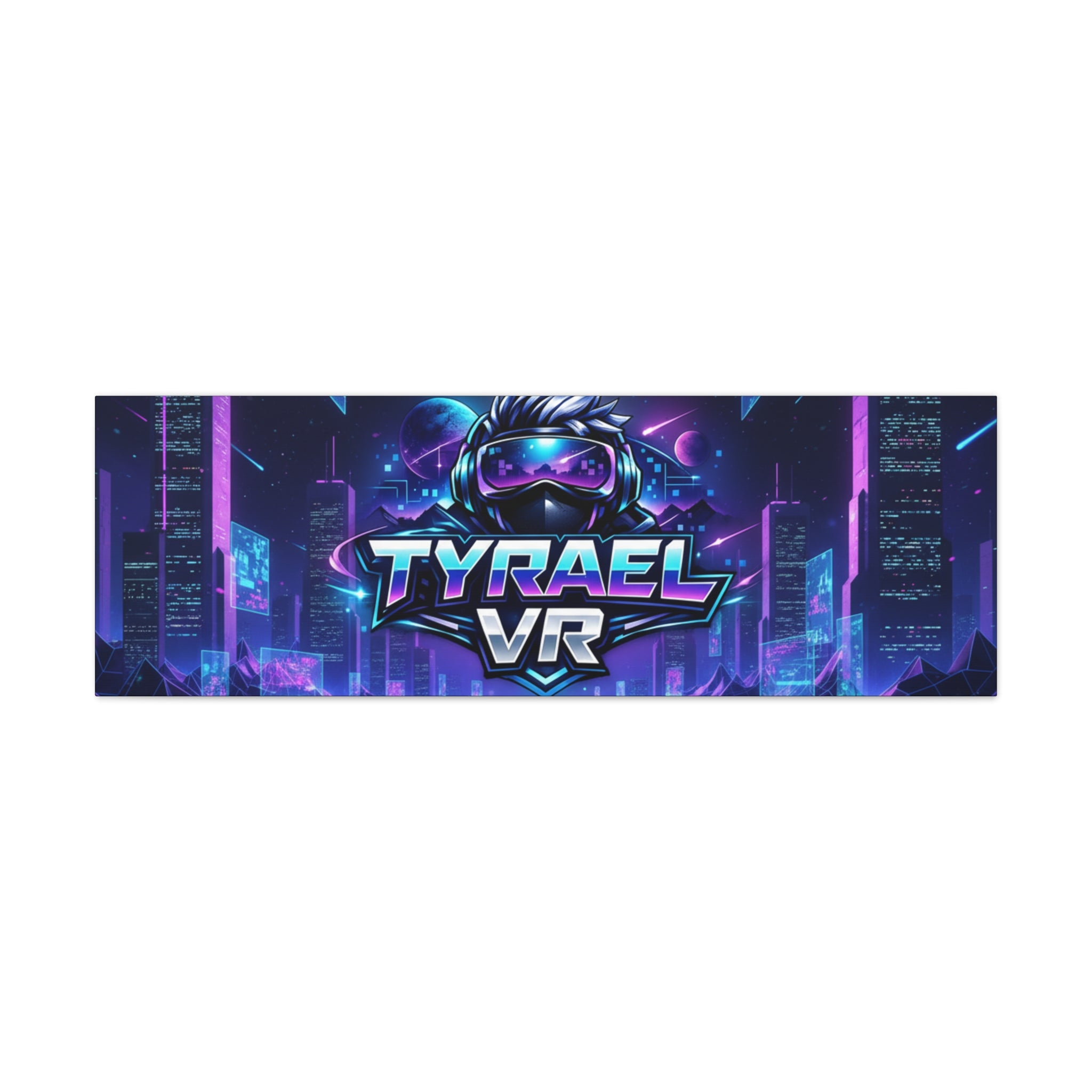 Tyrael VR Retro Futuristic Canvas Print
