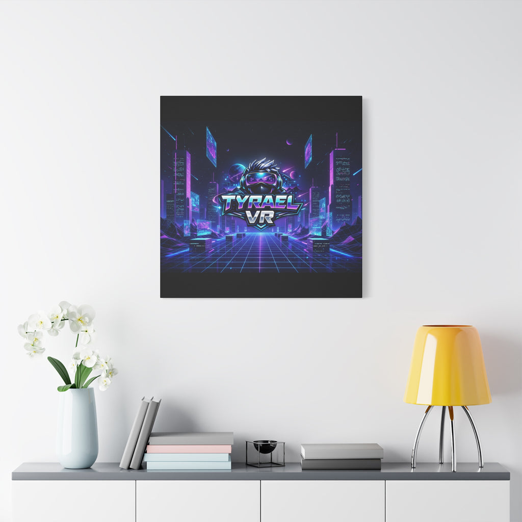 Tyrael VR Retro Futuristic Canvas Print