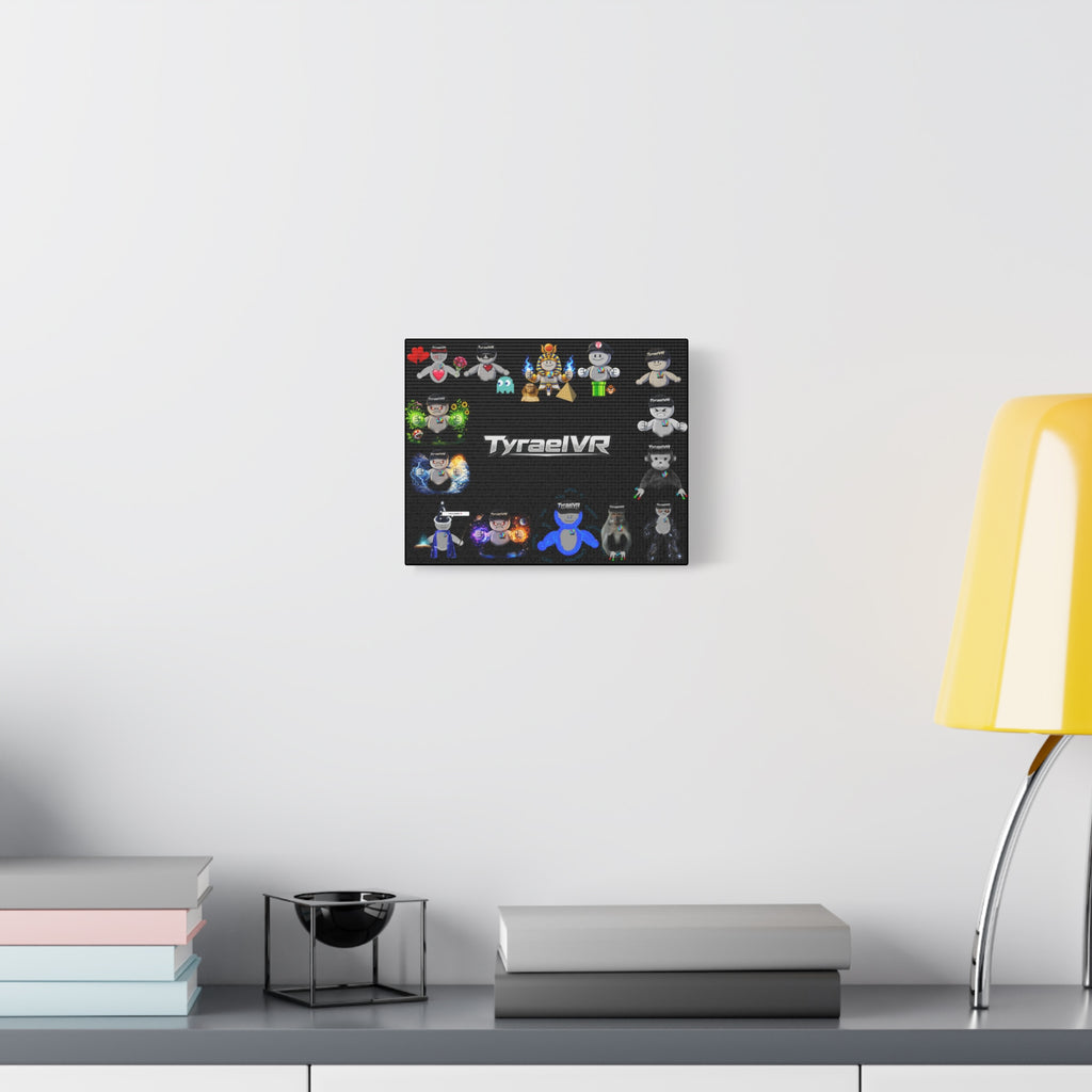 TyraelVR Gamer Mascot Canvas Print — Stretched Matte Wall Art