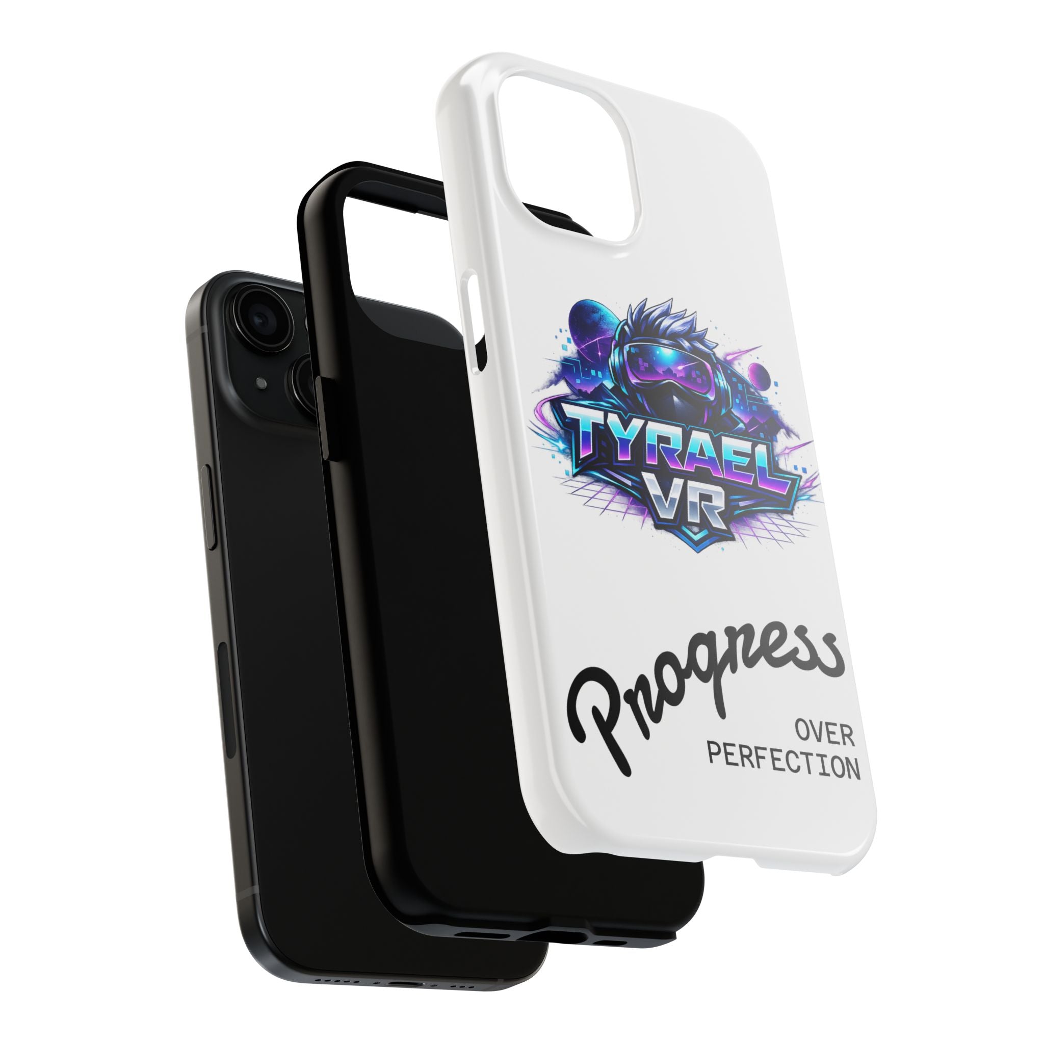 Tyrael VR Tough Phone Case — 'Progress Over Perfection' Gamer Protective Case