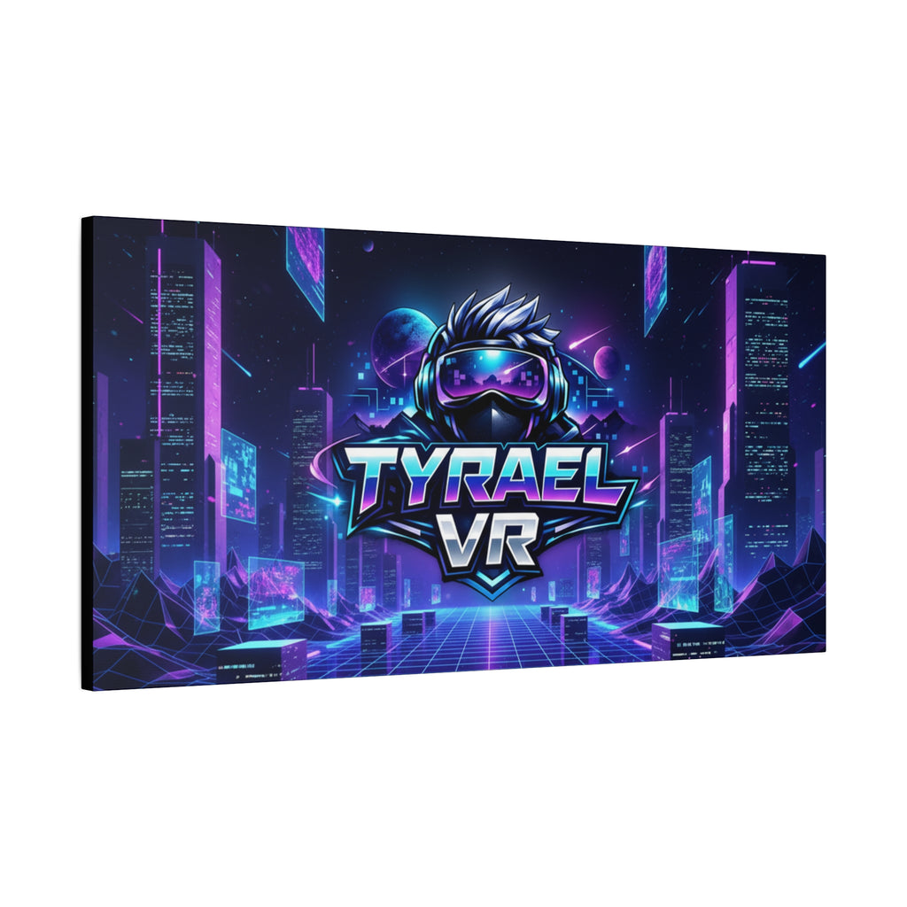 Tyrael VR Retro Futuristic Canvas Print