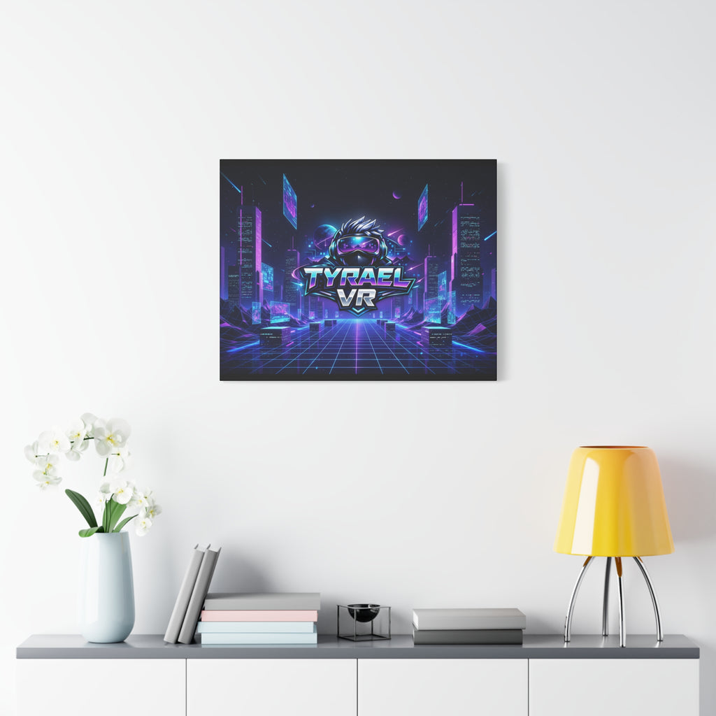 Tyrael VR Retro Futuristic Canvas Print