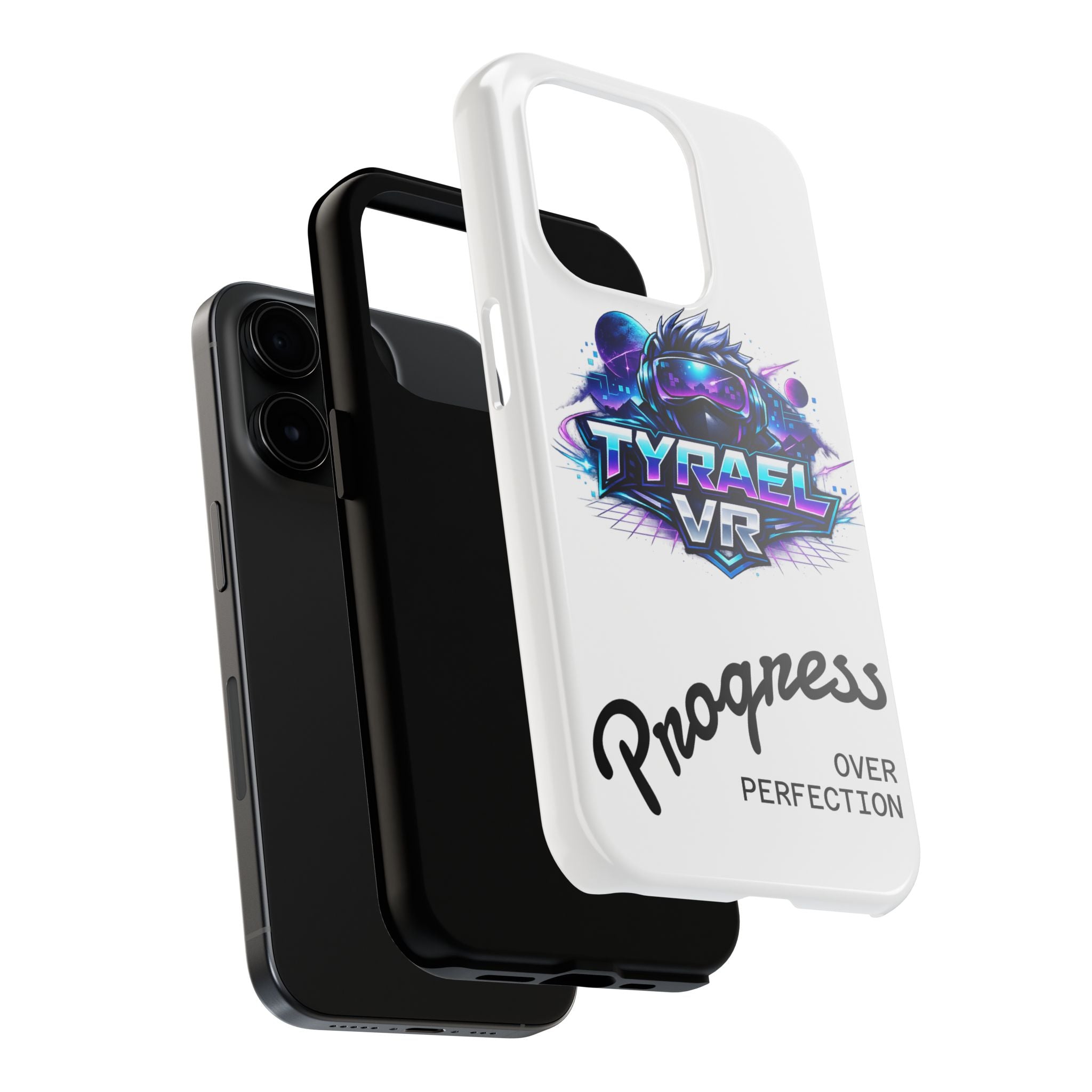 Tyrael VR Tough Phone Case — 'Progress Over Perfection' Gamer Protective Case