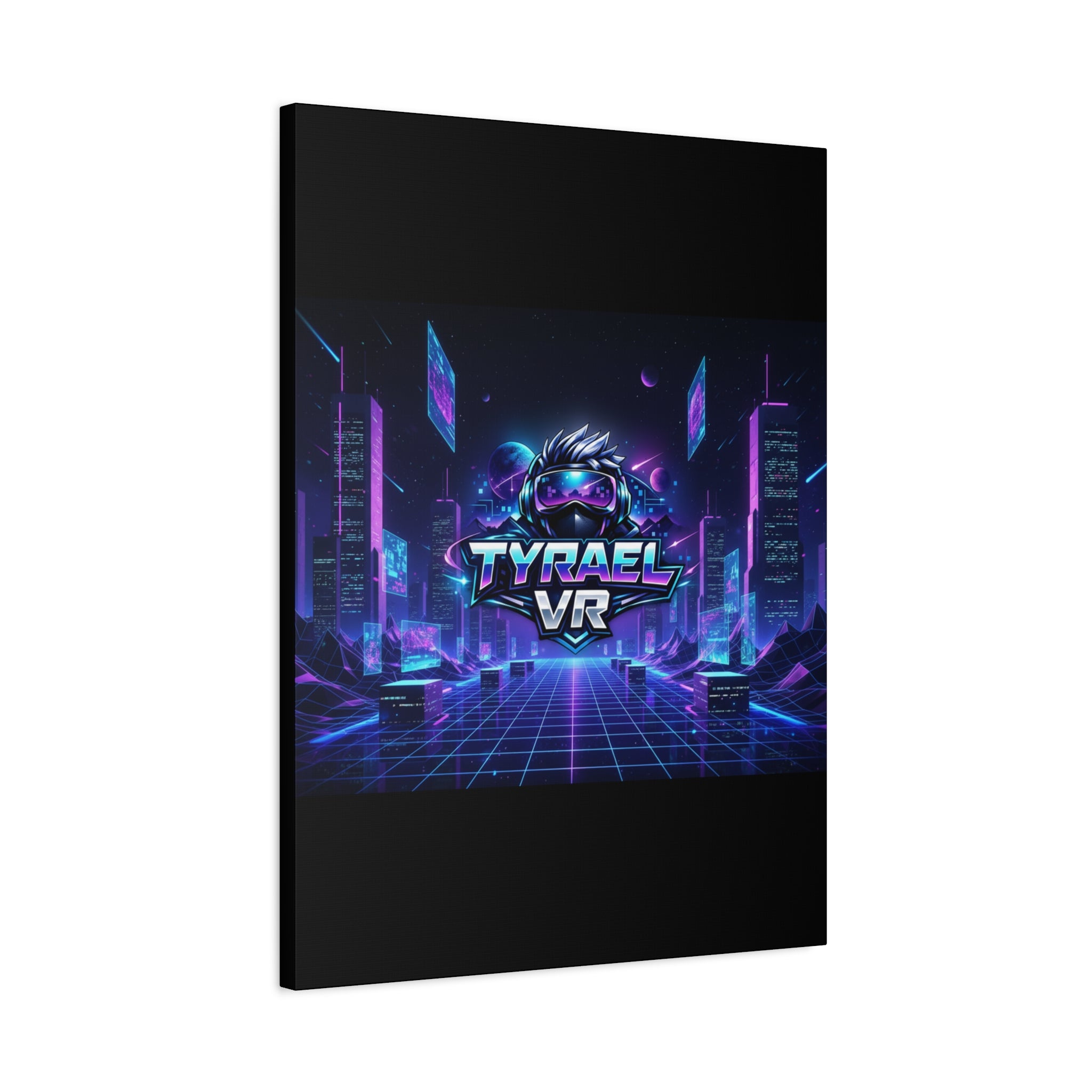 Tyrael VR Retro Futuristic Canvas Print