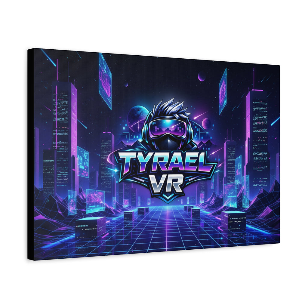 Tyrael VR Retro Futuristic Canvas Print